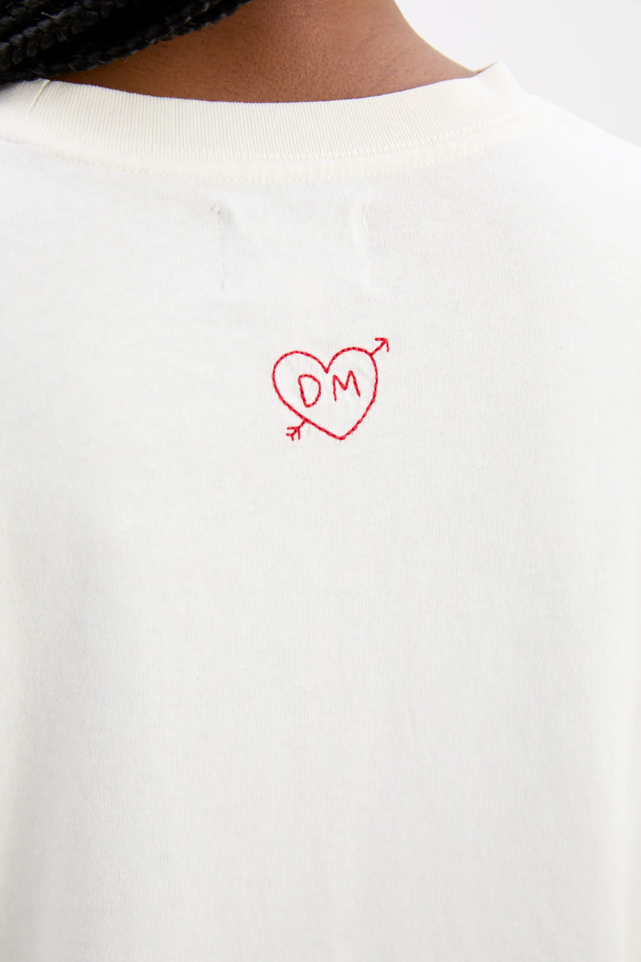 berry jam boyfriend tee - ecru