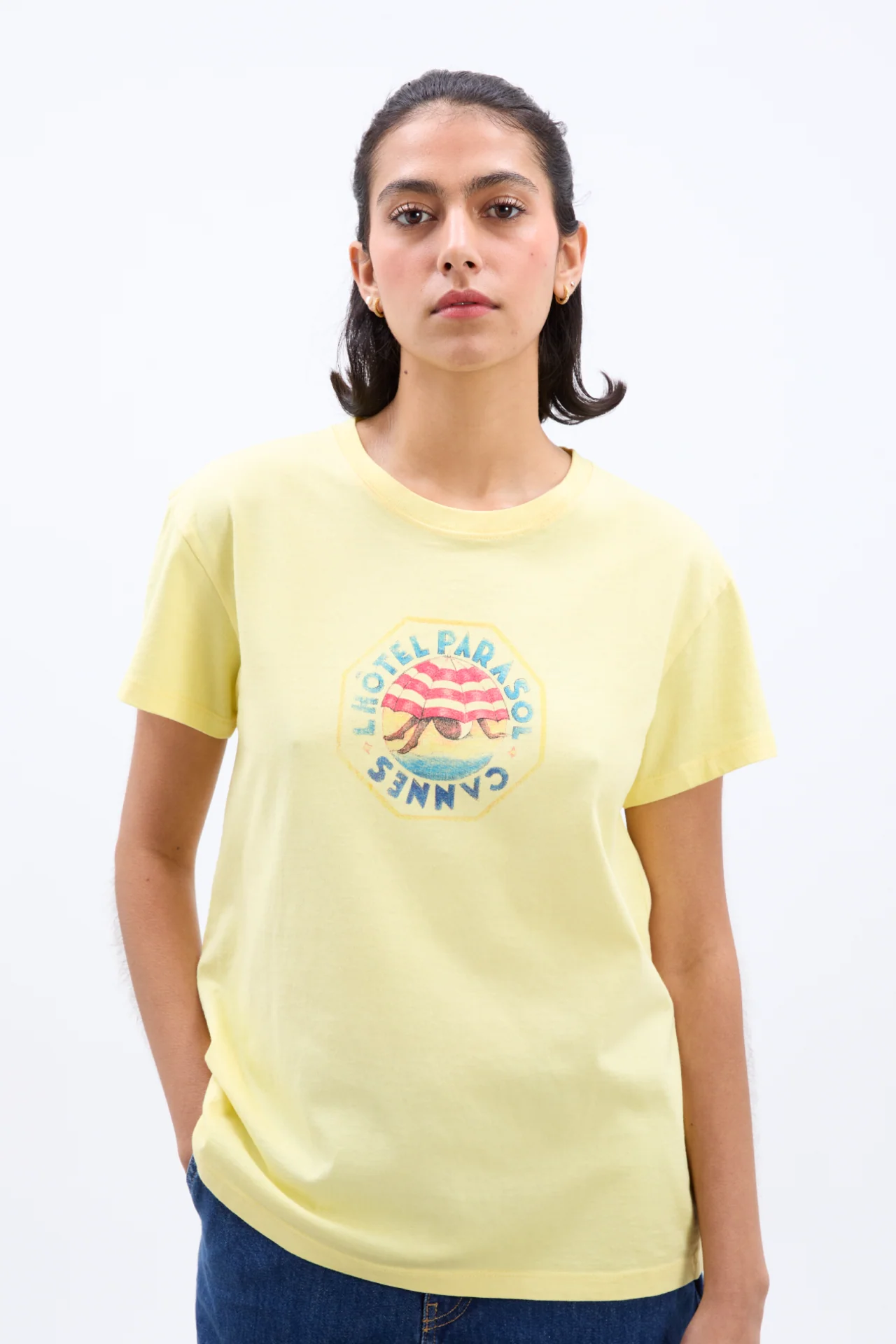 parasol garment dyed shrunken tee