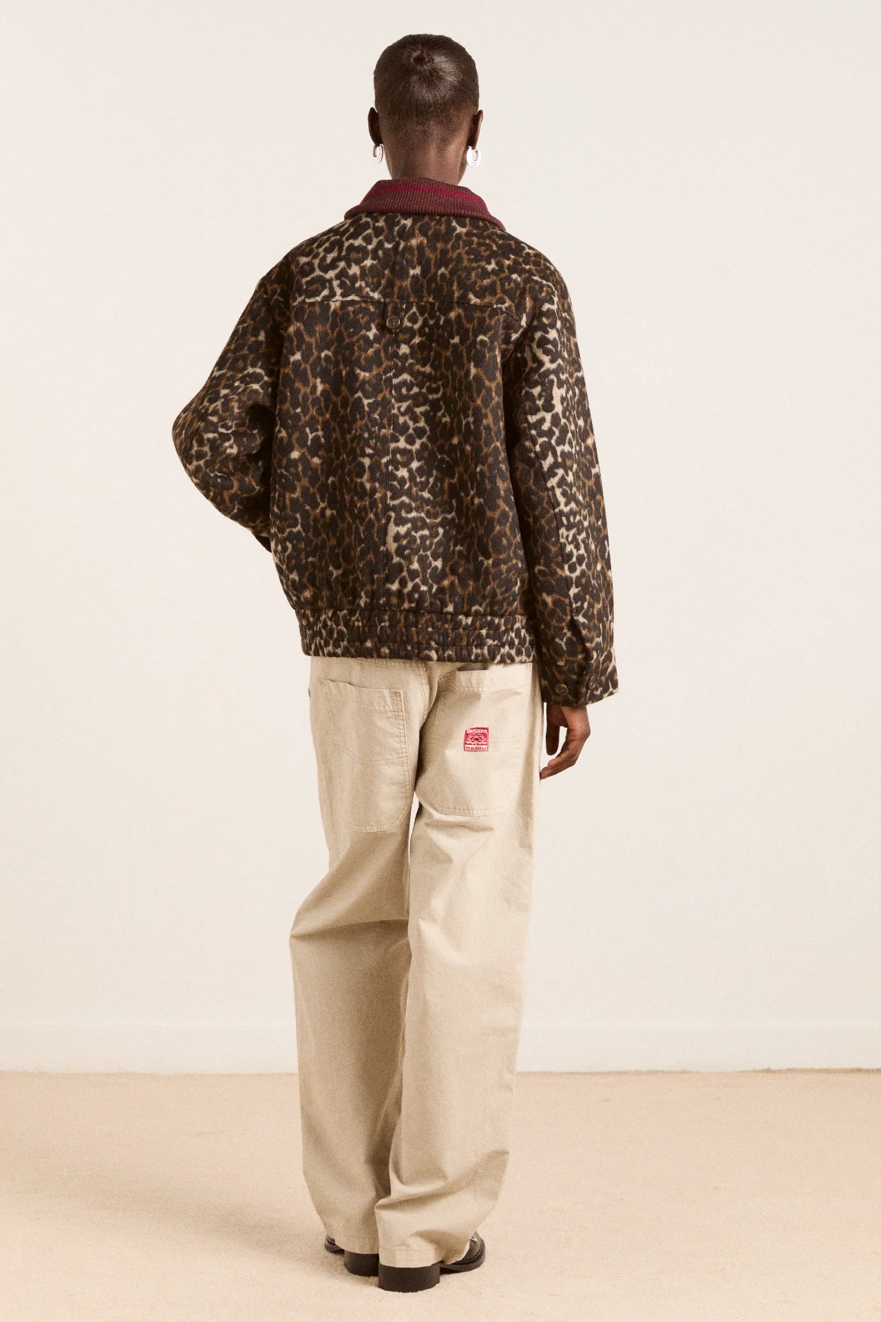 Pixie Bomber Jacket - Leopard