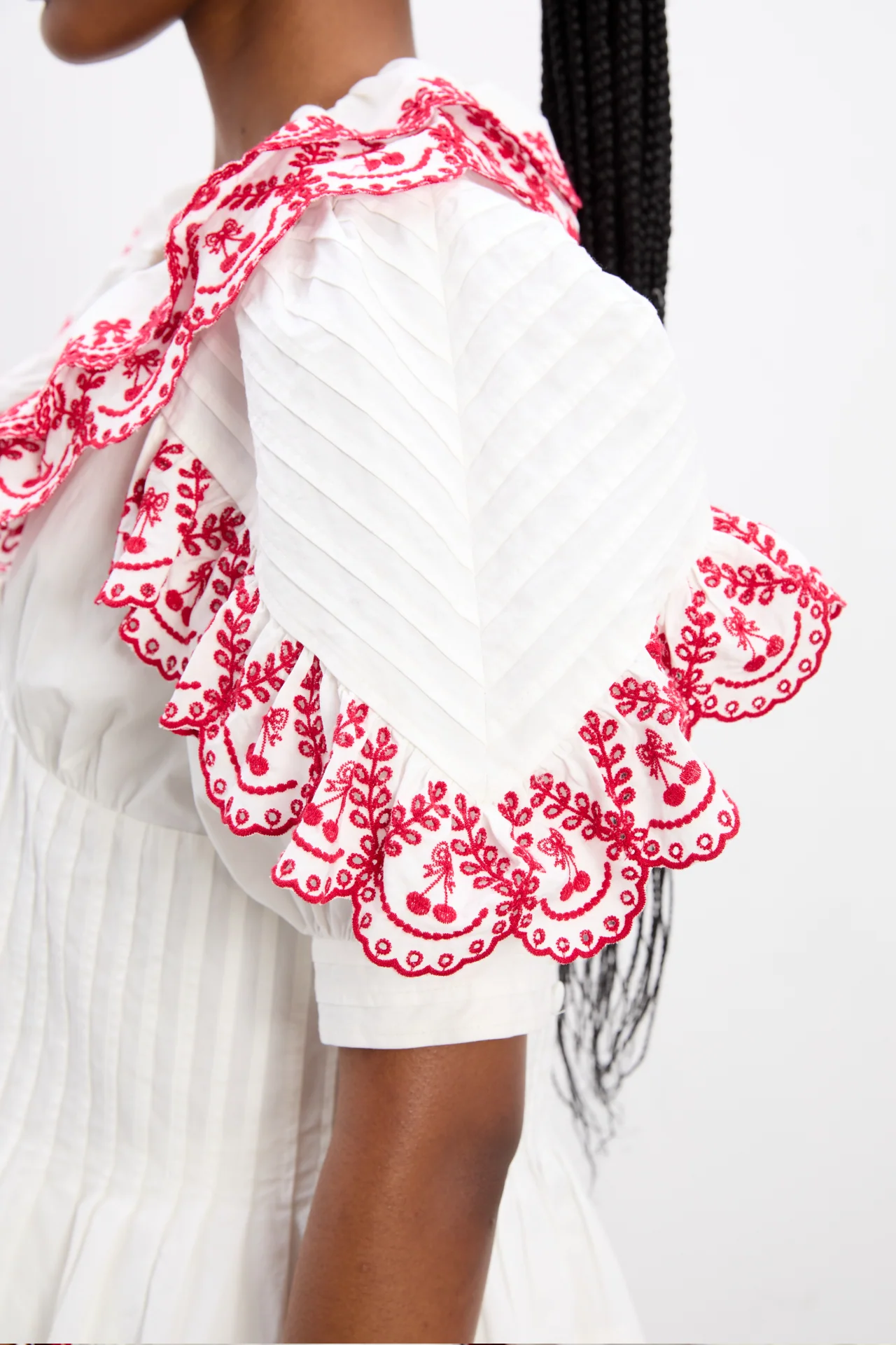 caroline blouse - cherries