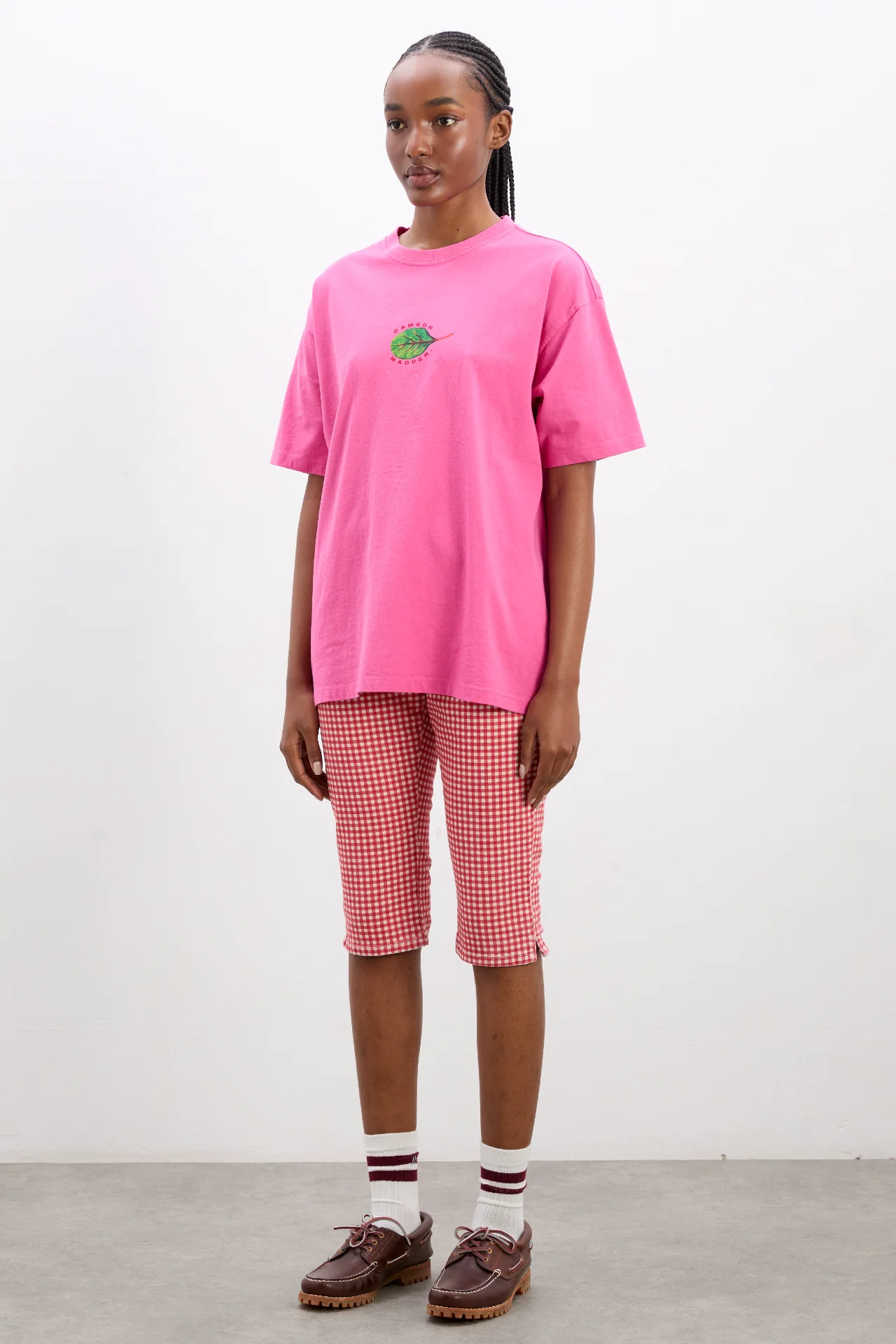 salad boyfriend tee- pink