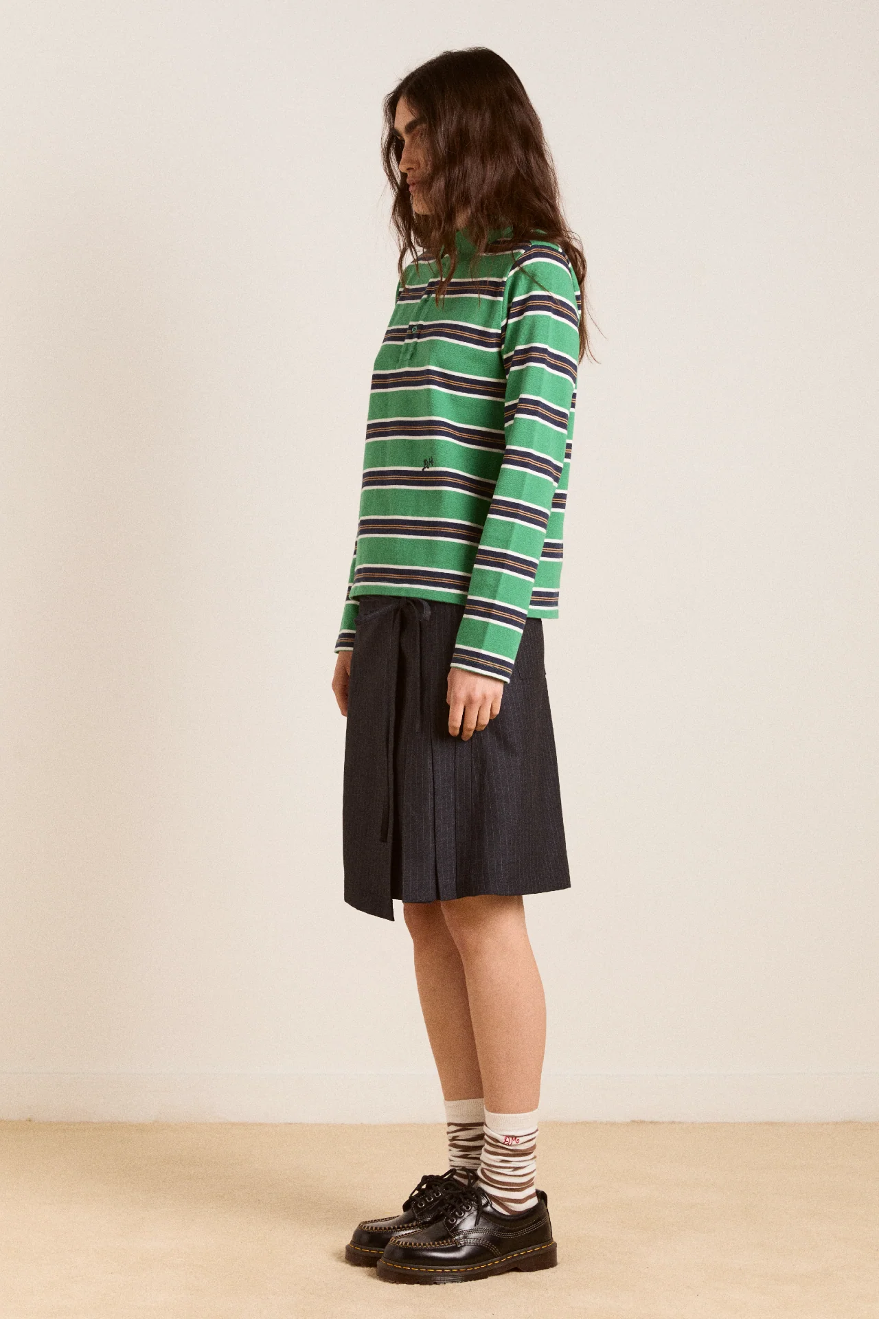 libby kilt - pinstripe