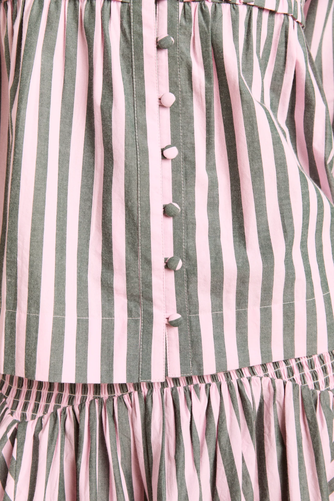 leilani blouse - garden stripe