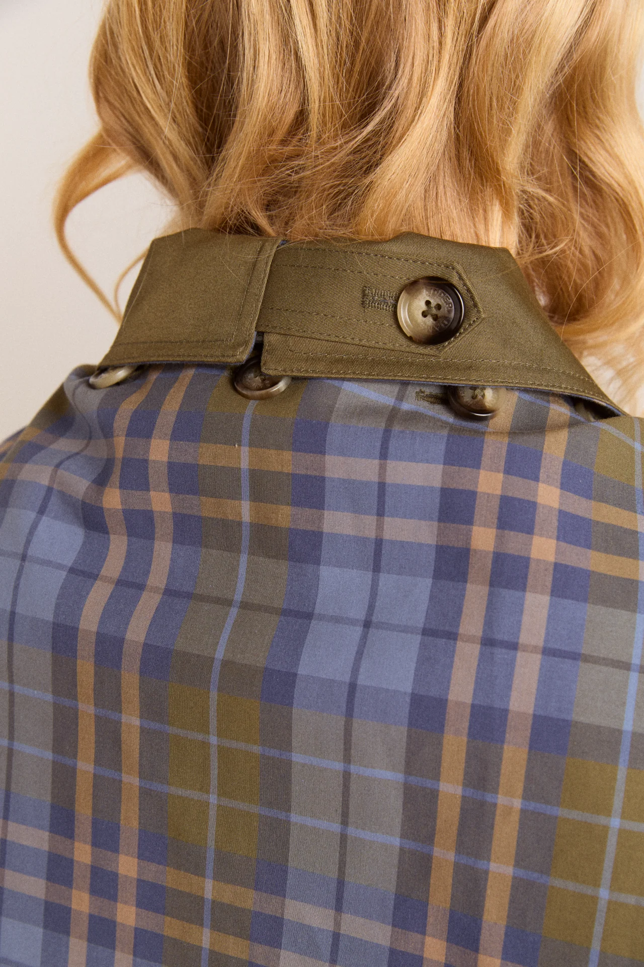 pre-order reversible jerry crop trench coat - olive