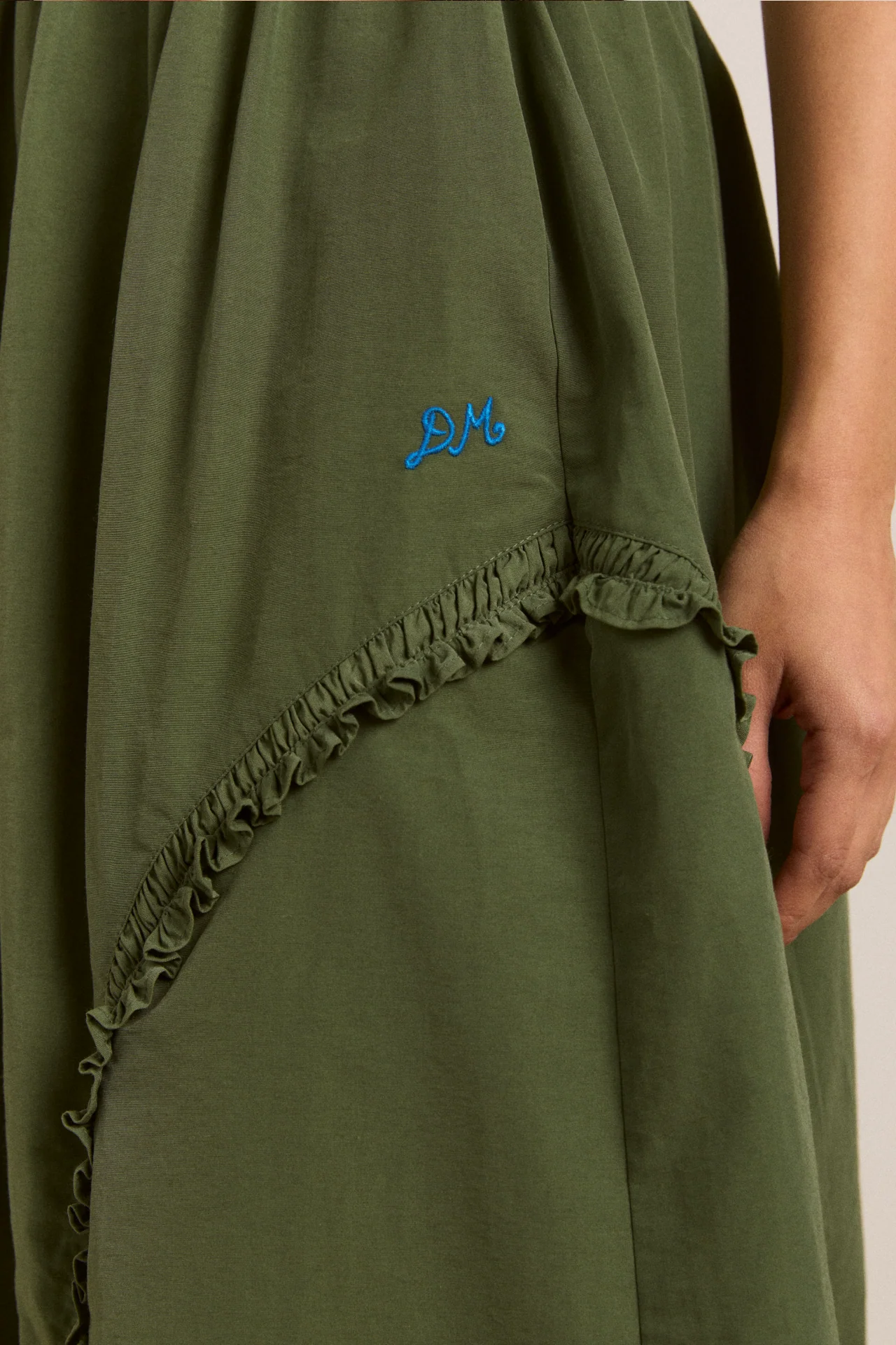 cynthia midi dress olive