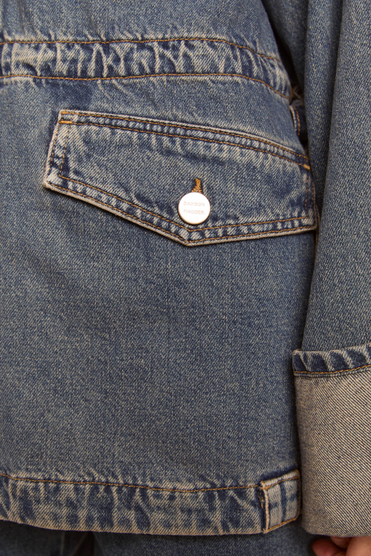 emilie workwear jacket - vintage wash