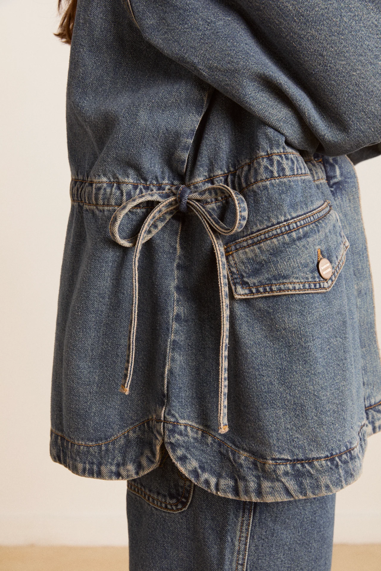 emilie workwear jacket - vintage wash