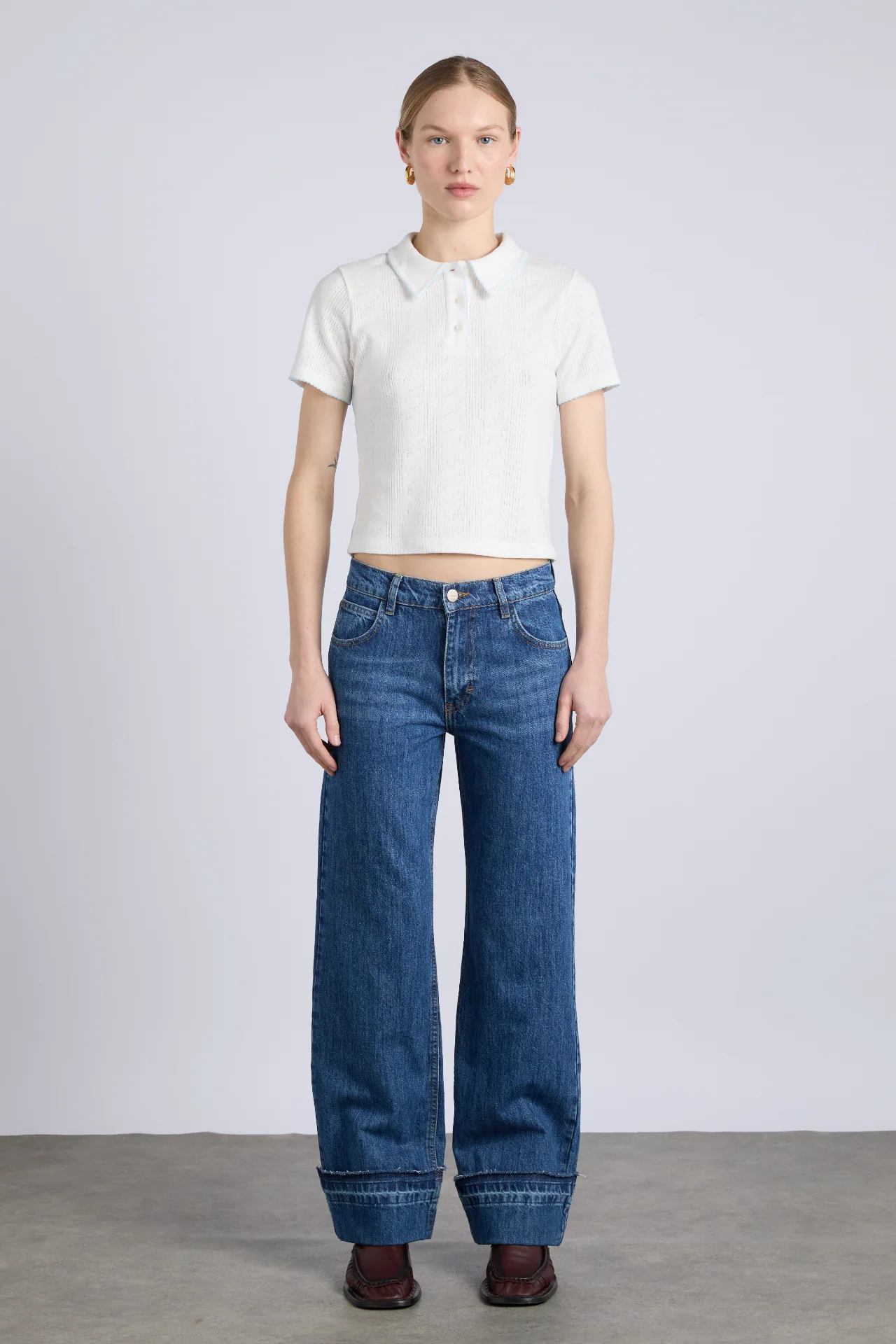 sylvie jeans - mid wash