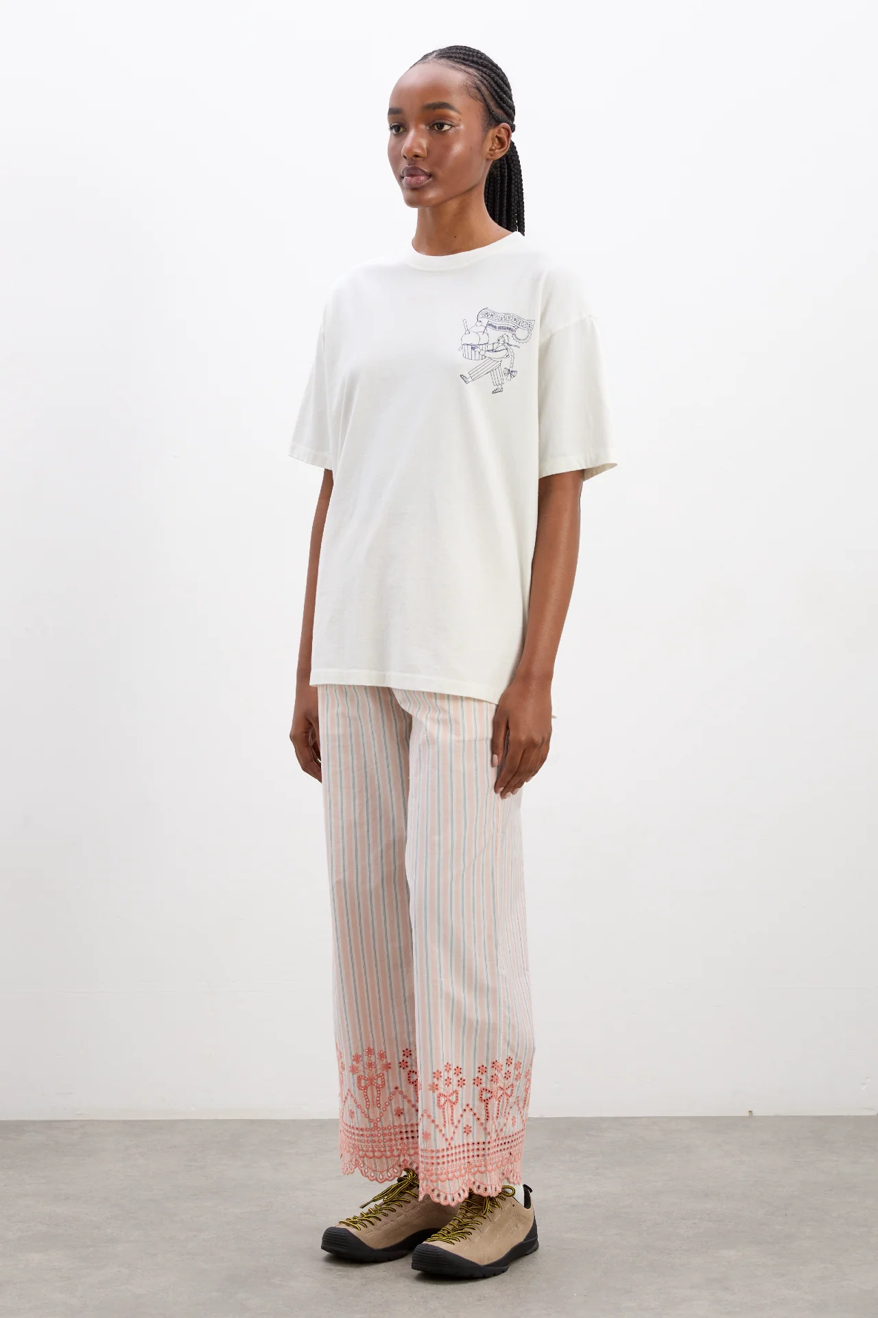 gelati girl boyfriend tee- white