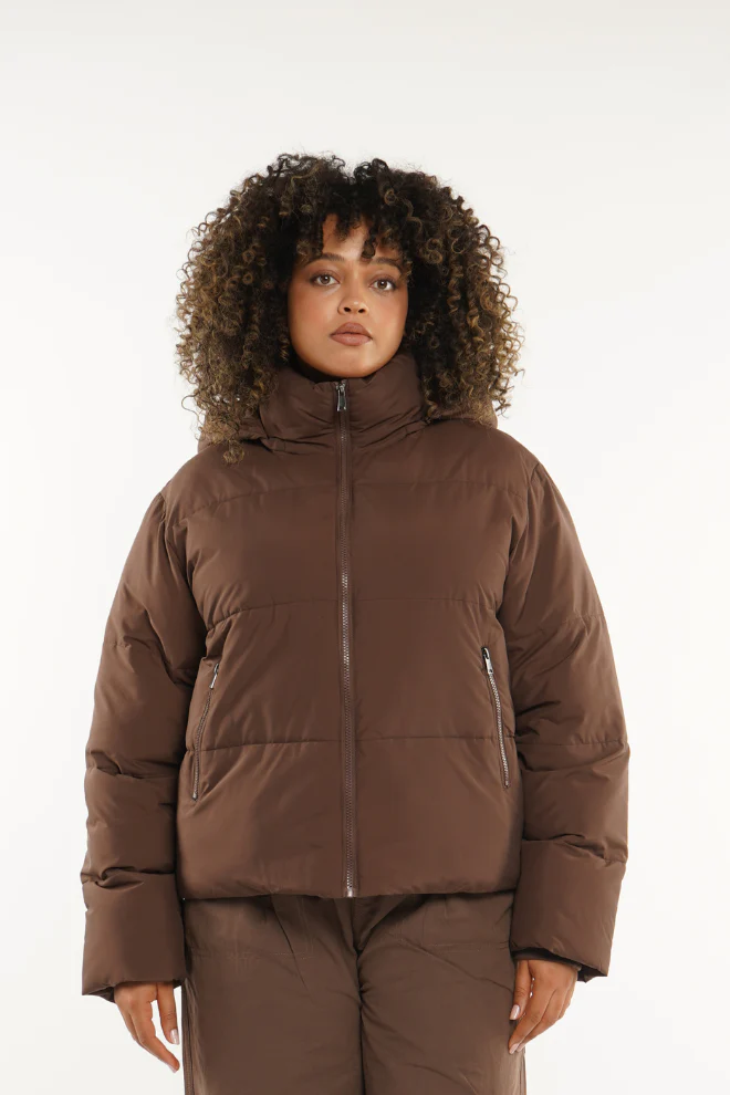 Detachable Hood Puffer Jacket