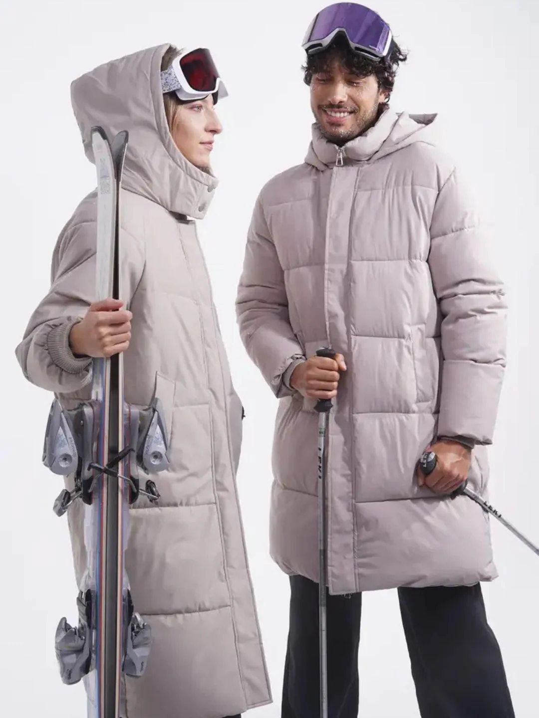 Hooded Long Puffer Jacket