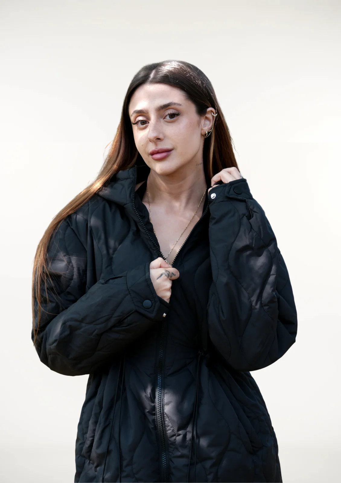 Women's Reversible Quilted Water - Repellent Jacket