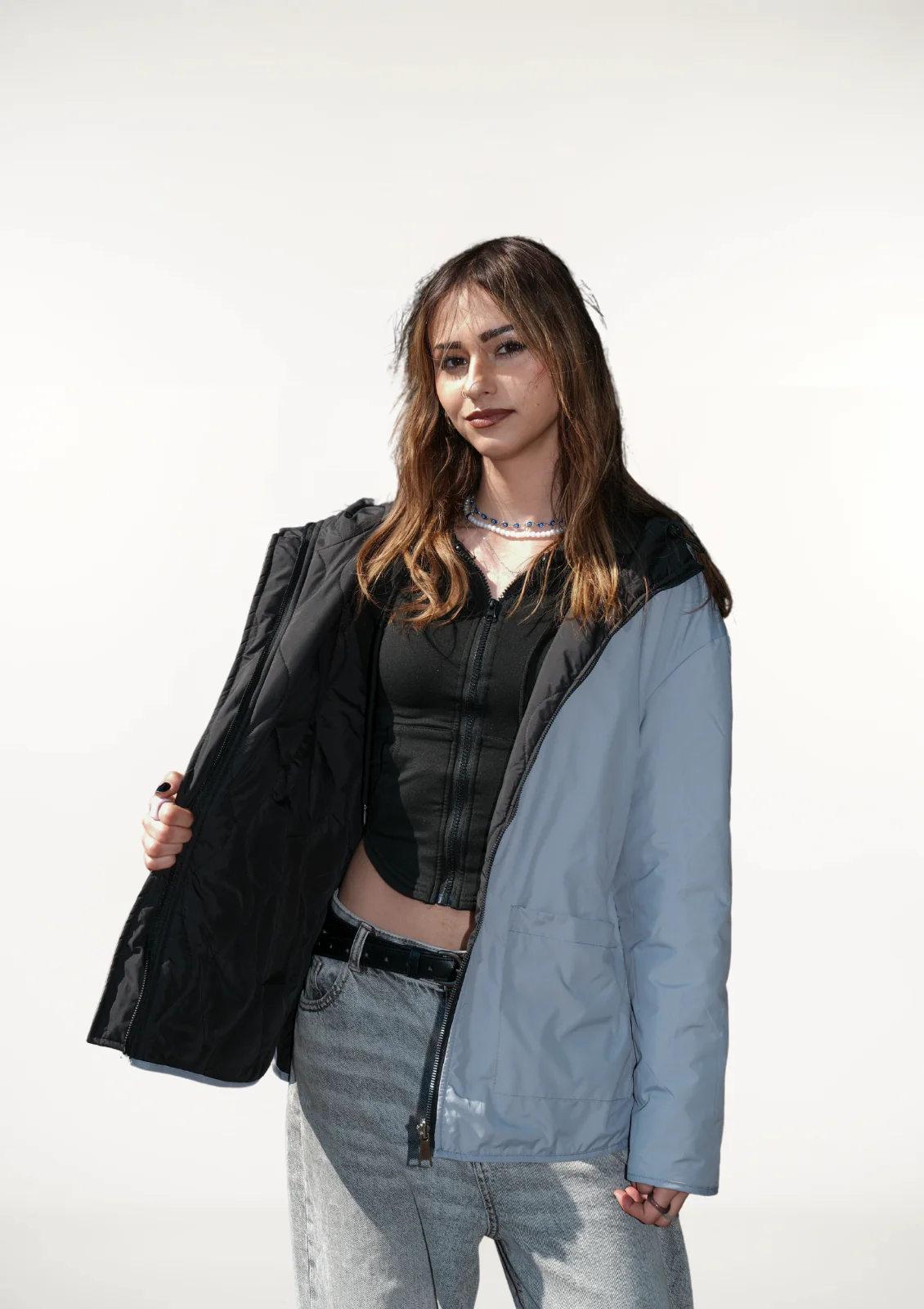 Women's Lightweight Quilted Water - Repellent Coat