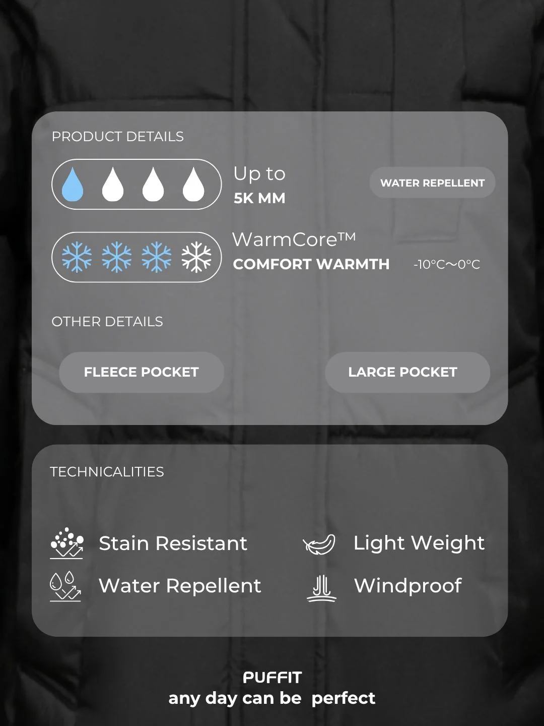 Hooded Long Puffer Jacket