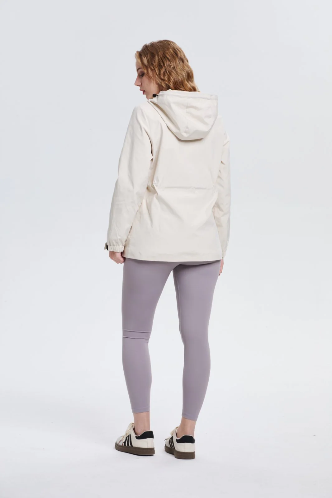 Women's Lightweight Water-repellent Raincoat Jacket