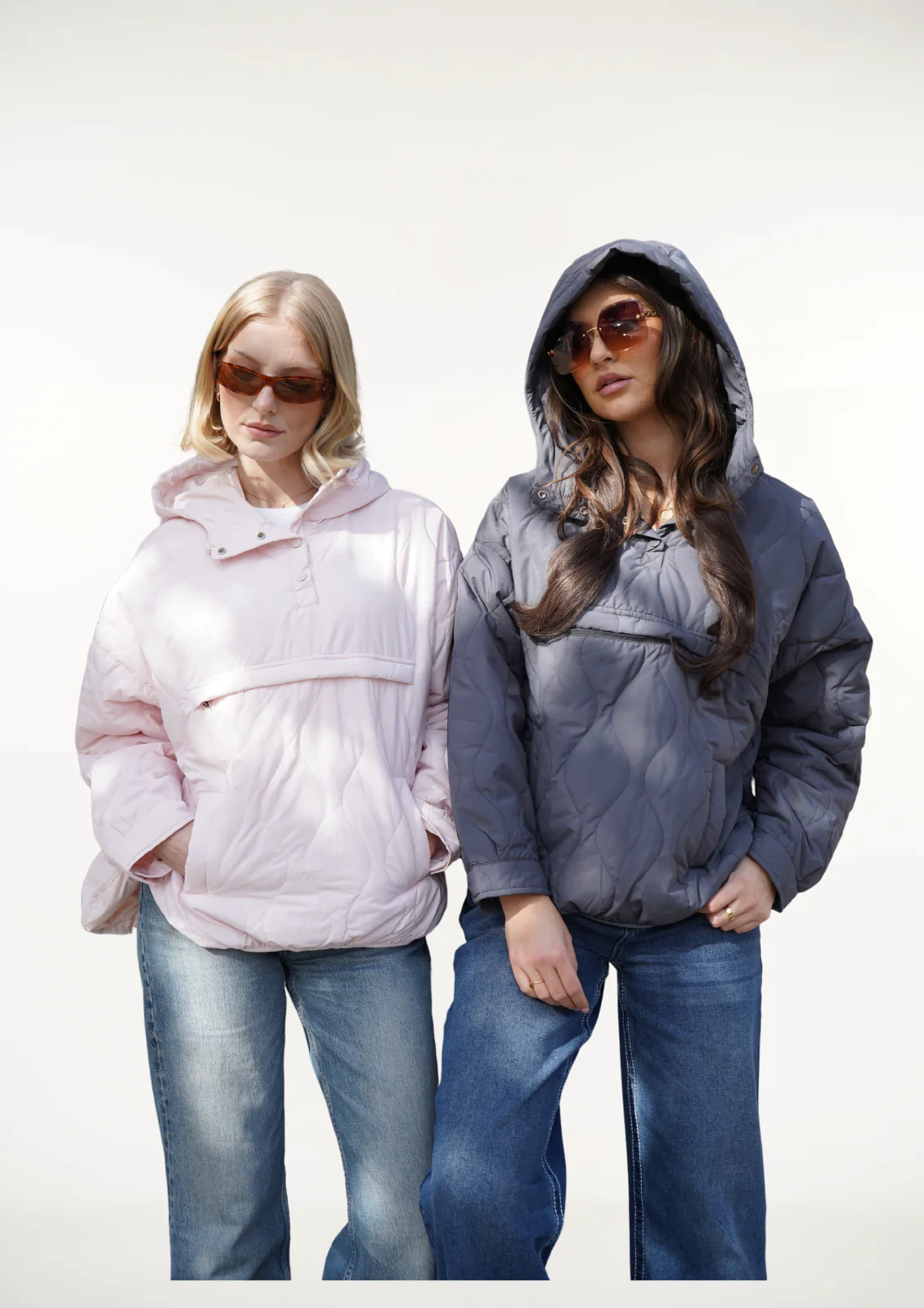 Women's Packable Quilted Water - Repellent Hooded Pullover