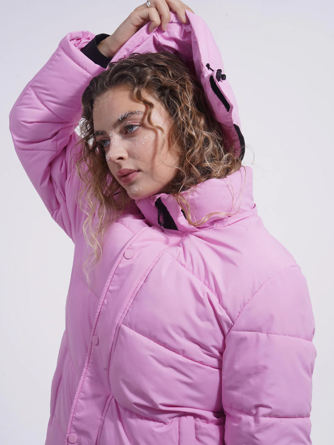 Lightweight Winter Coat with a Removable Hood