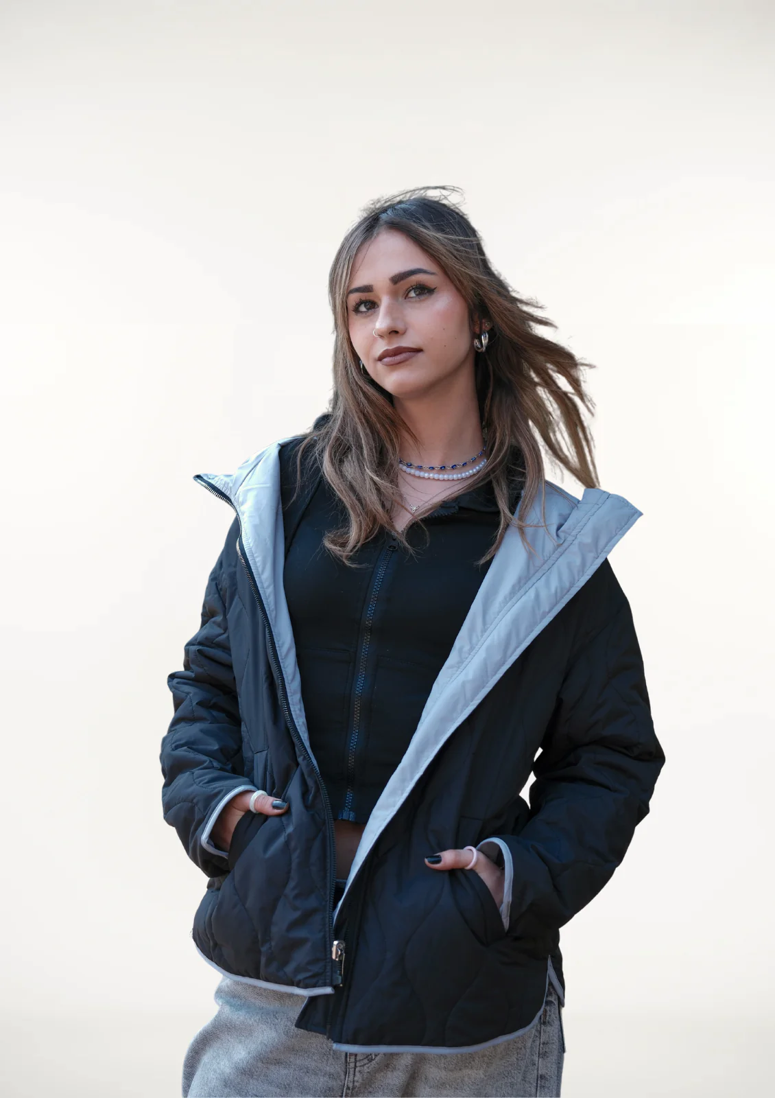 Women's Lightweight Quilted Water - Repellent Coat