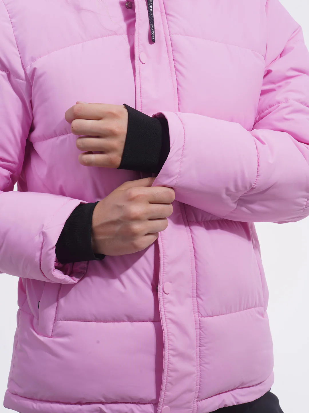 Lightweight Winter Coat with a Removable Hood