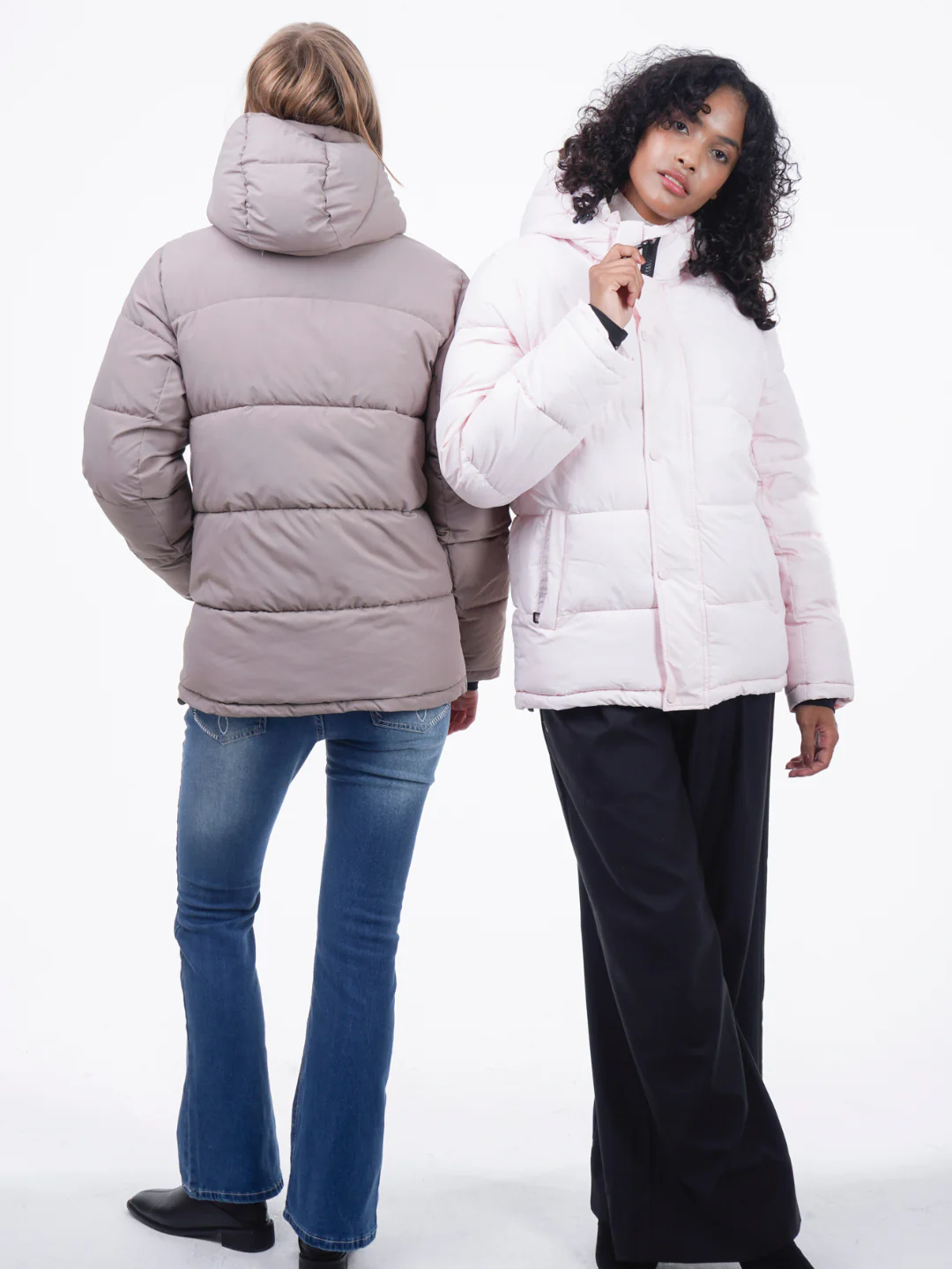 Lightweight Winter Coat with a Removable Hood