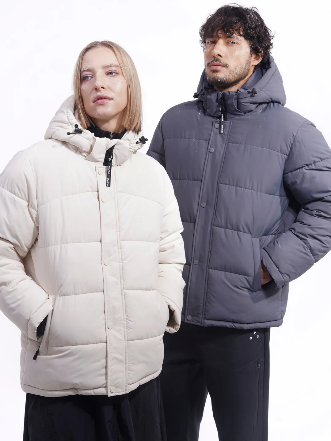 Lightweight Winter Coat with a Removable Hood