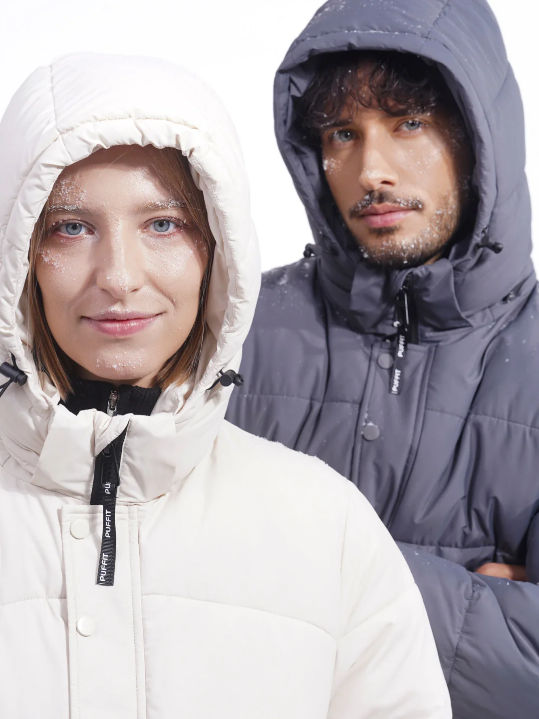Lightweight Winter Coat with a Removable Hood