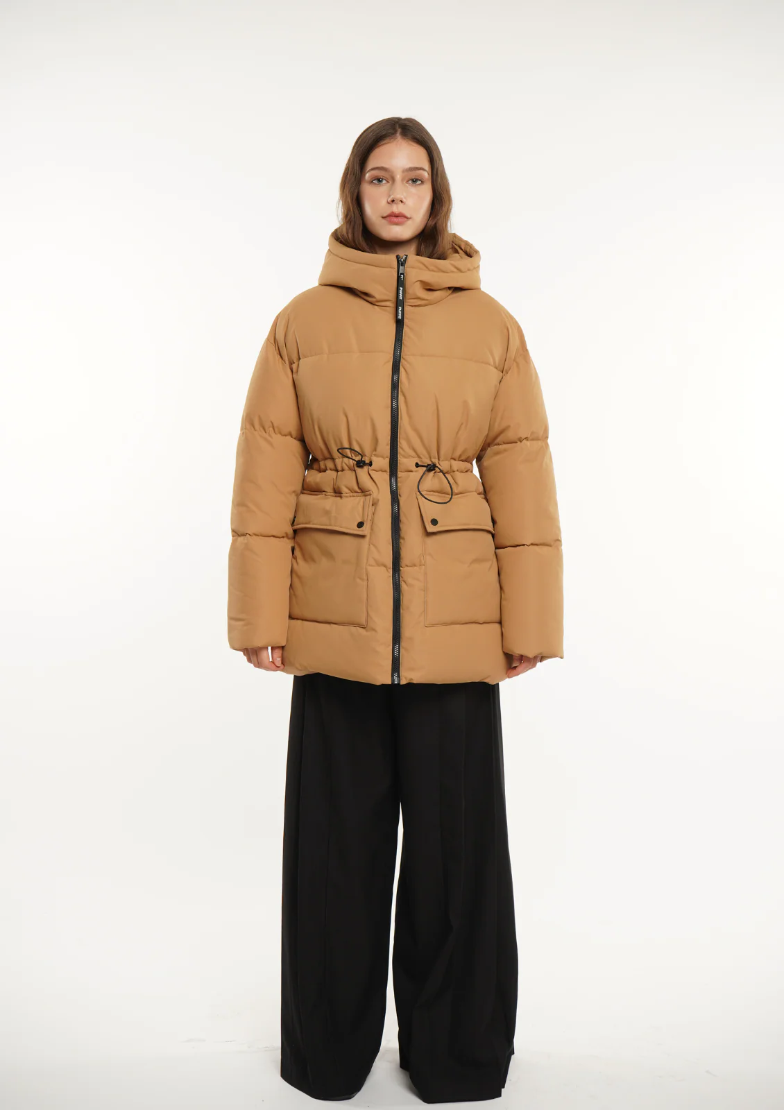 Hooded Puffer Jacket Splashproof