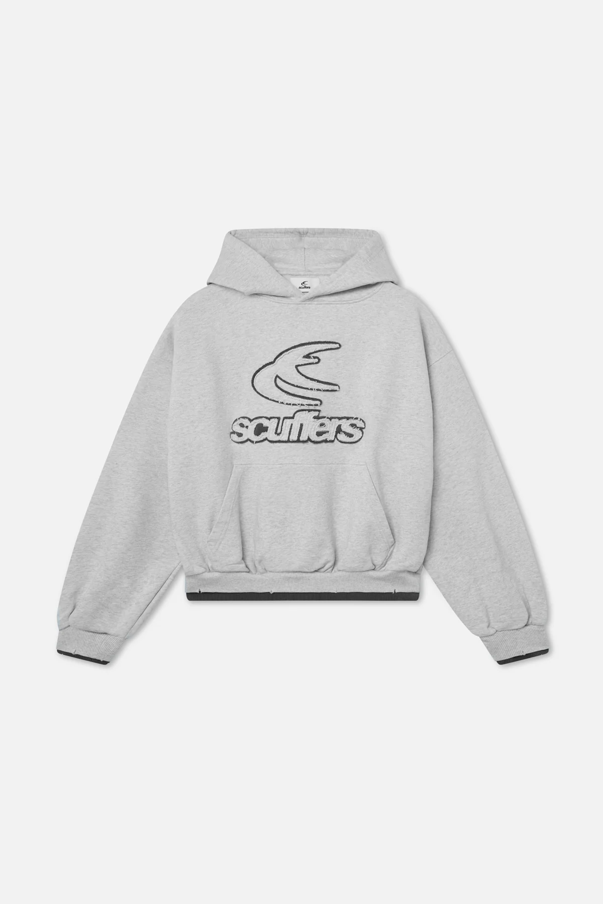 Double Light Grey Hoodie