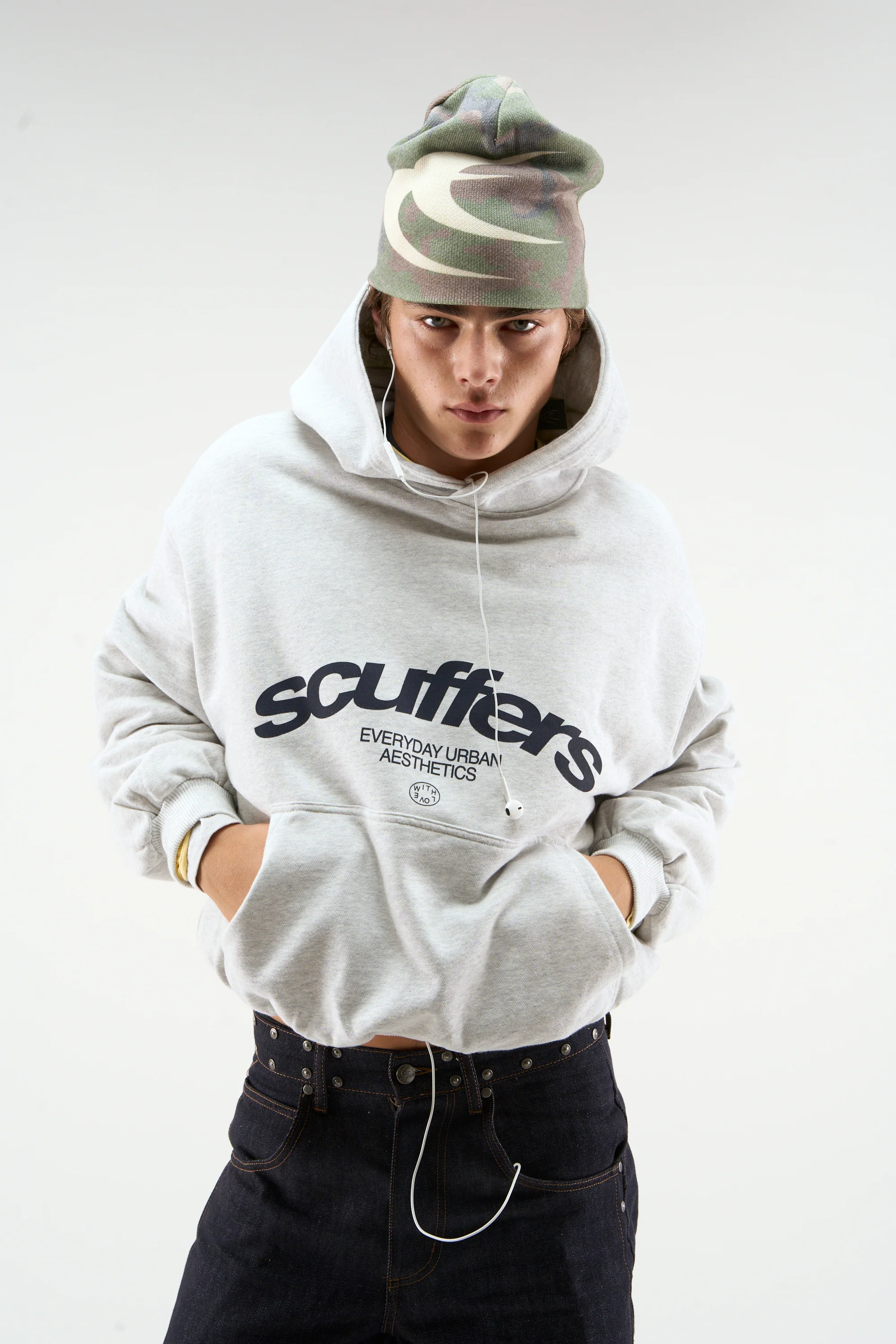 Iconic Light Grey Hoodie