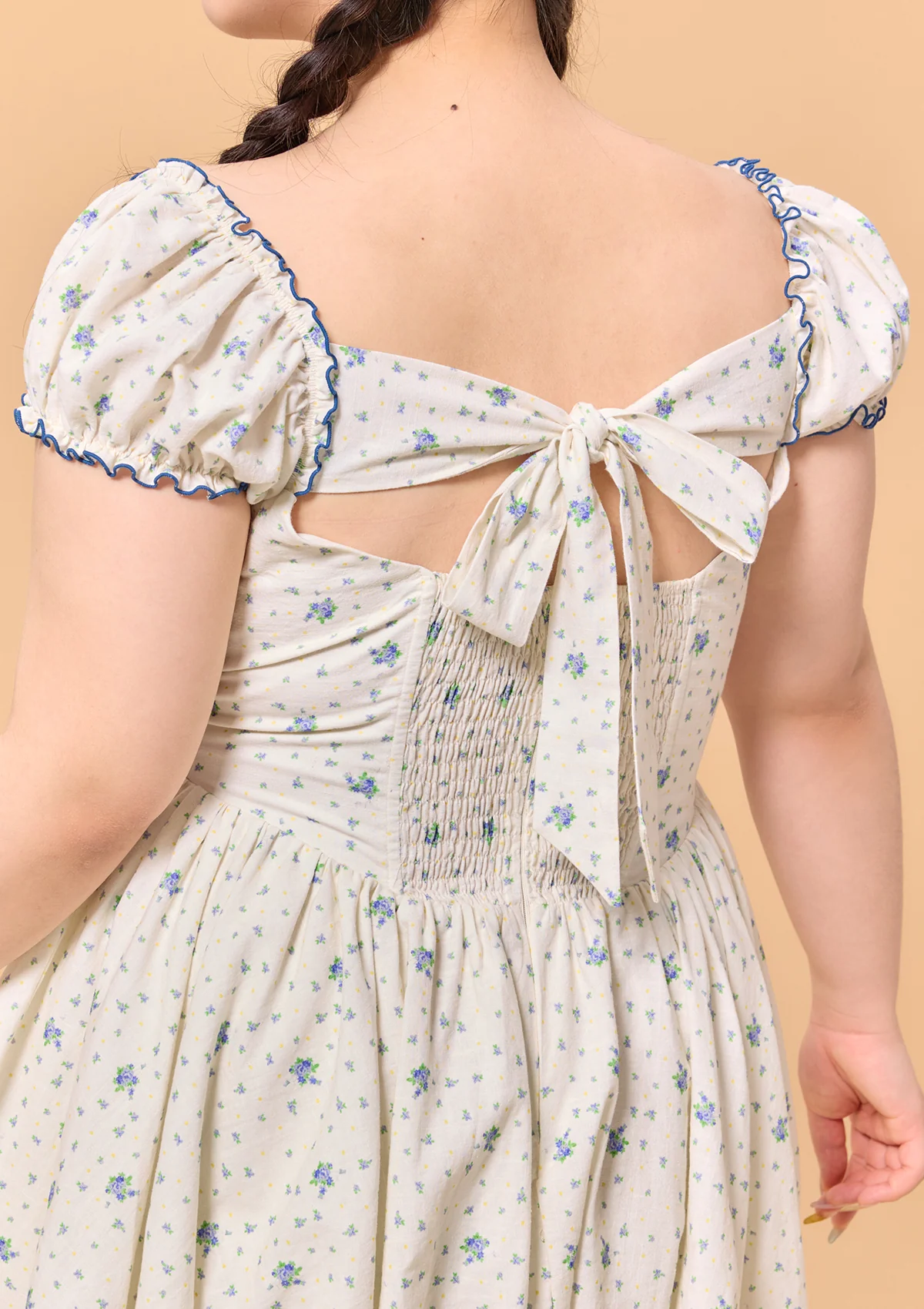 Curve & Plus Blueberry Jam Jar Dress