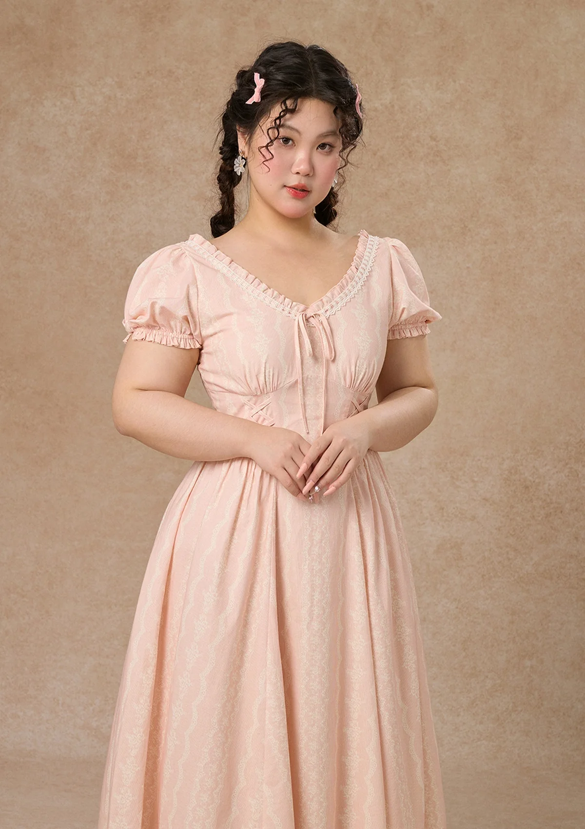 Curve&Plus Juicy Peache Corset Dress