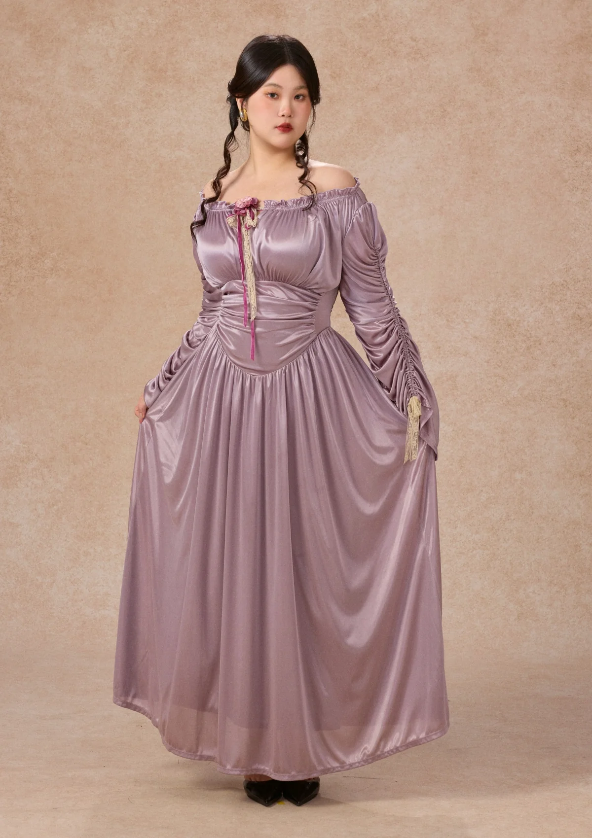 Curve&Plus Lavender Hue Parthenon Dress
