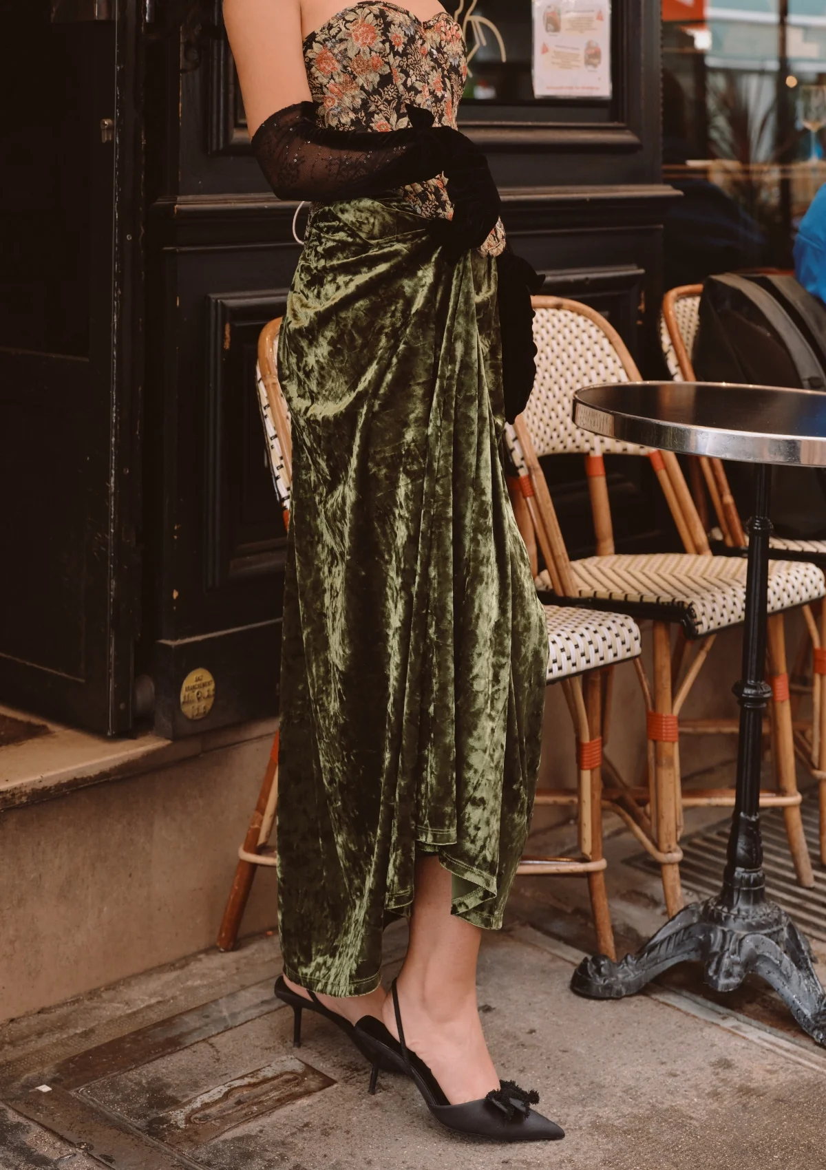 Florence Opera Satin Skirt
