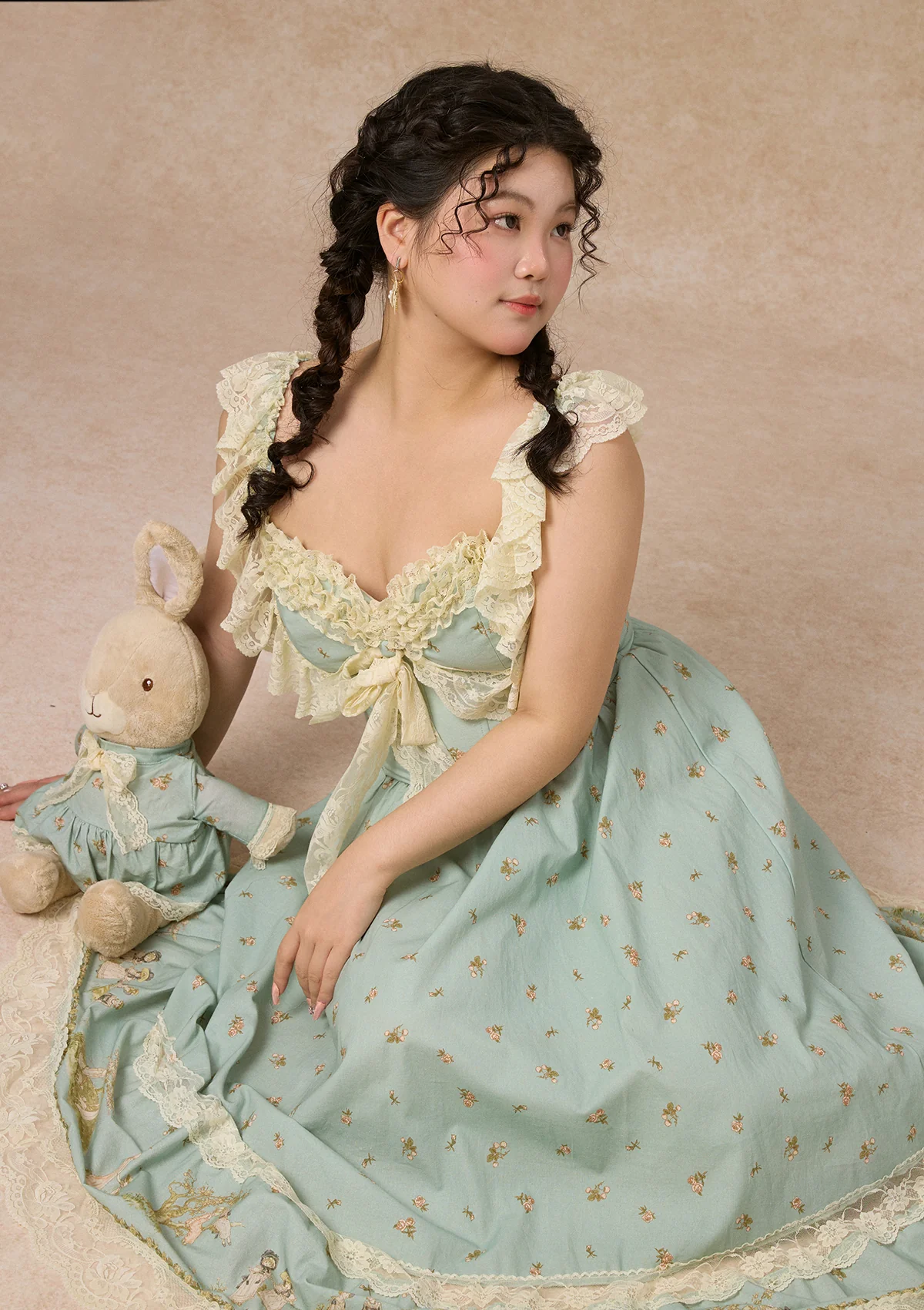 Curve&Plus Woodland Fairy Corset Dress (sleeveless)