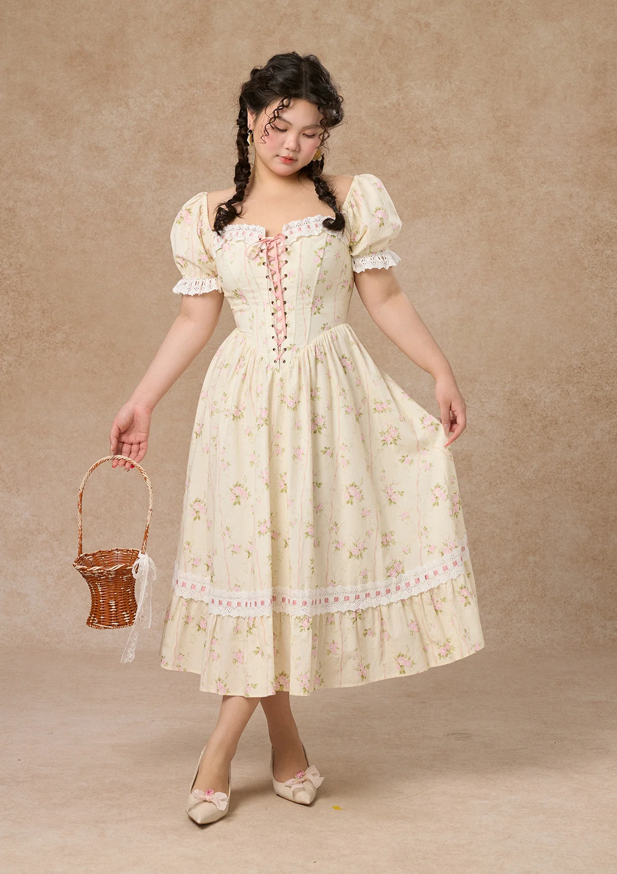 Curve & Plus Kapok Diary Corset Dress
