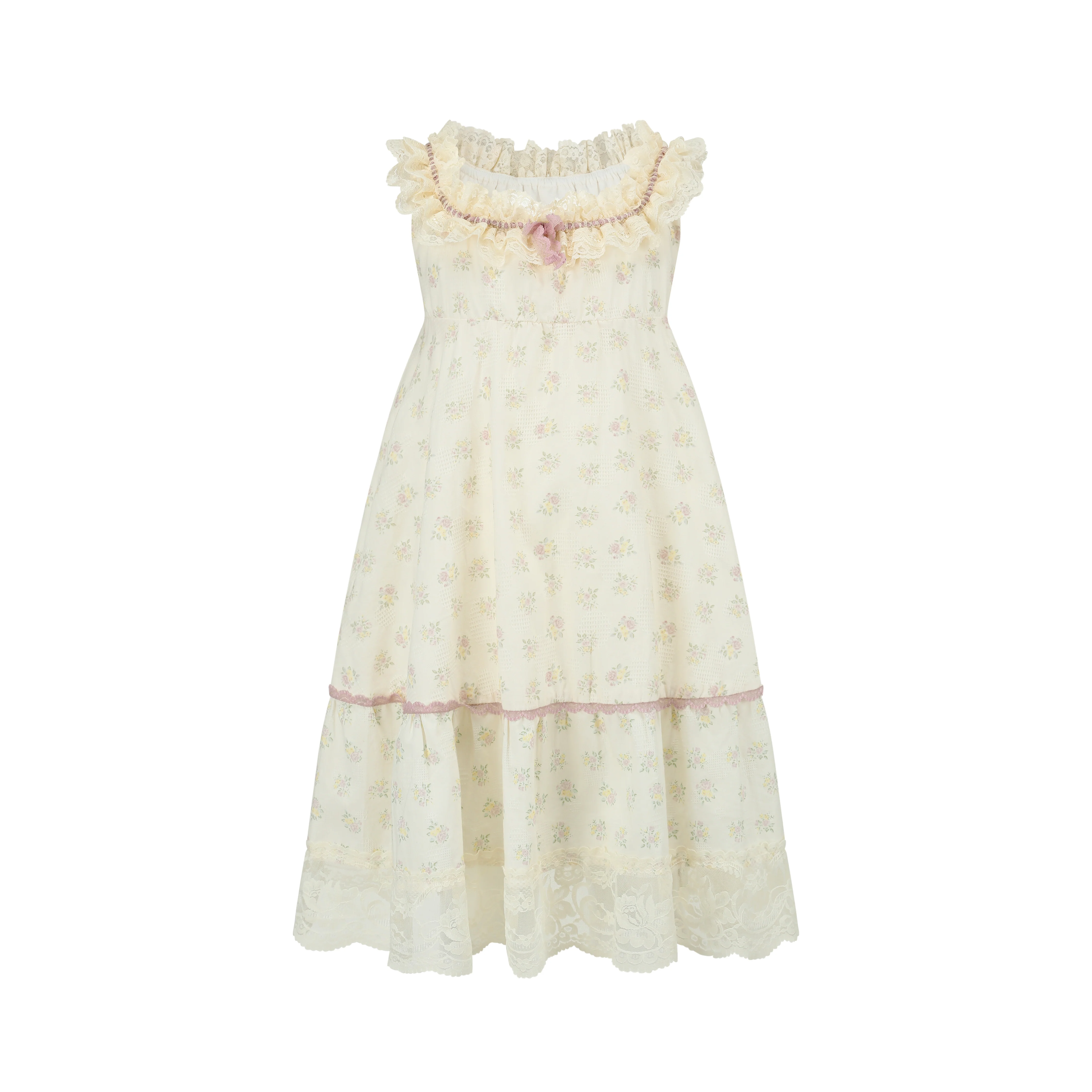Toddler Girl Cream Clove Dress