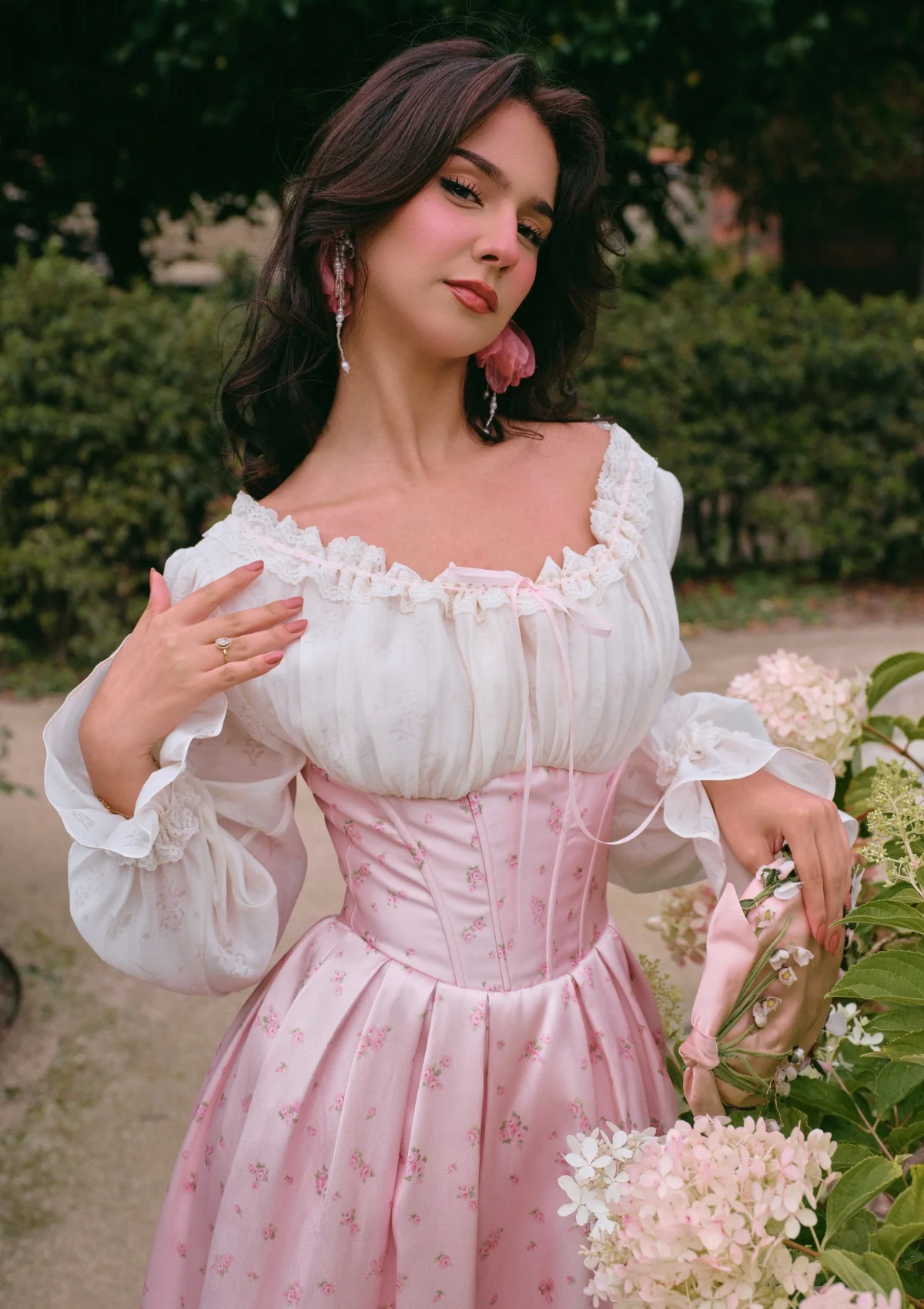 Rose Movement Corset Dress