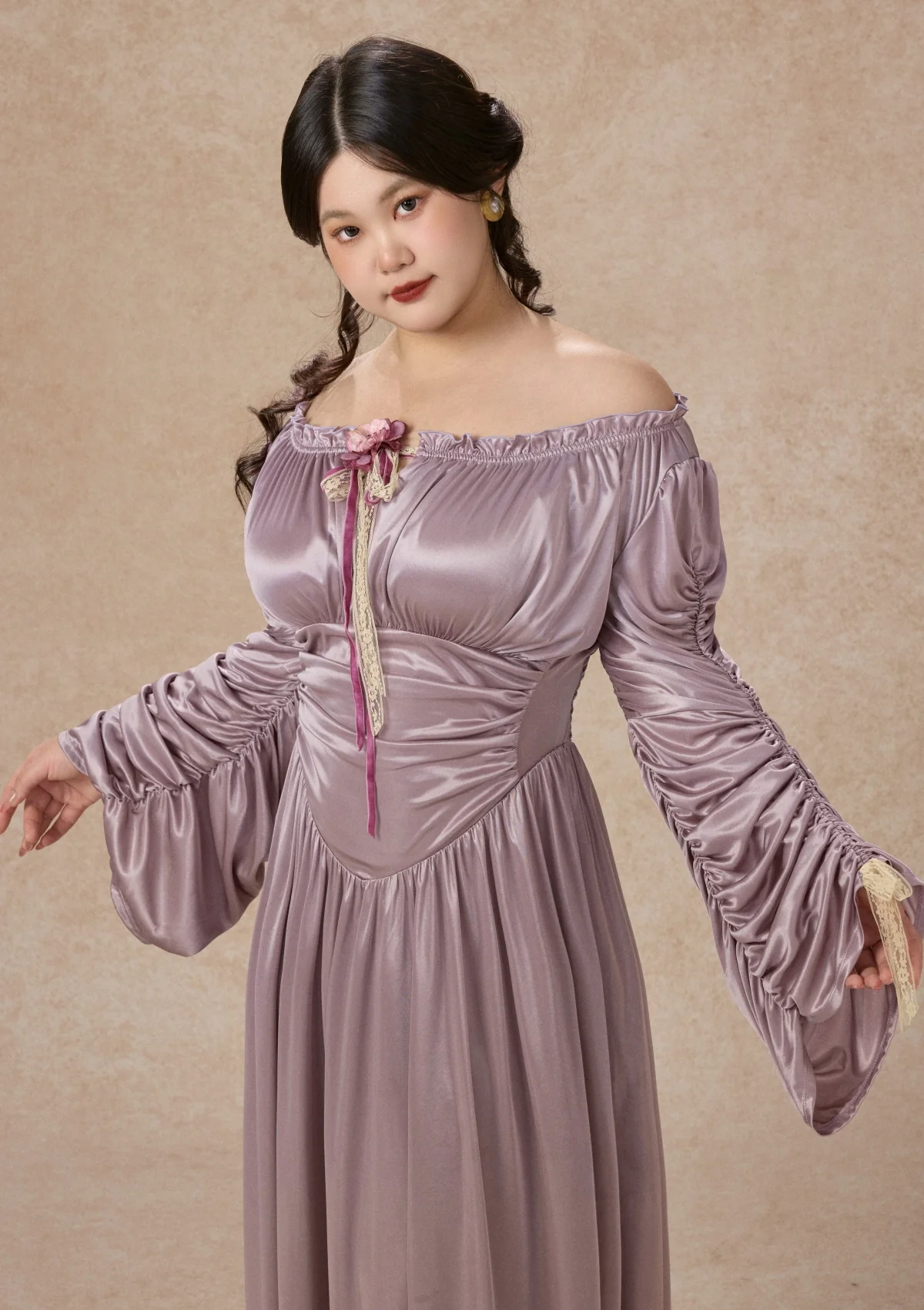 Curve&Plus Lavender Hue Parthenon Dress