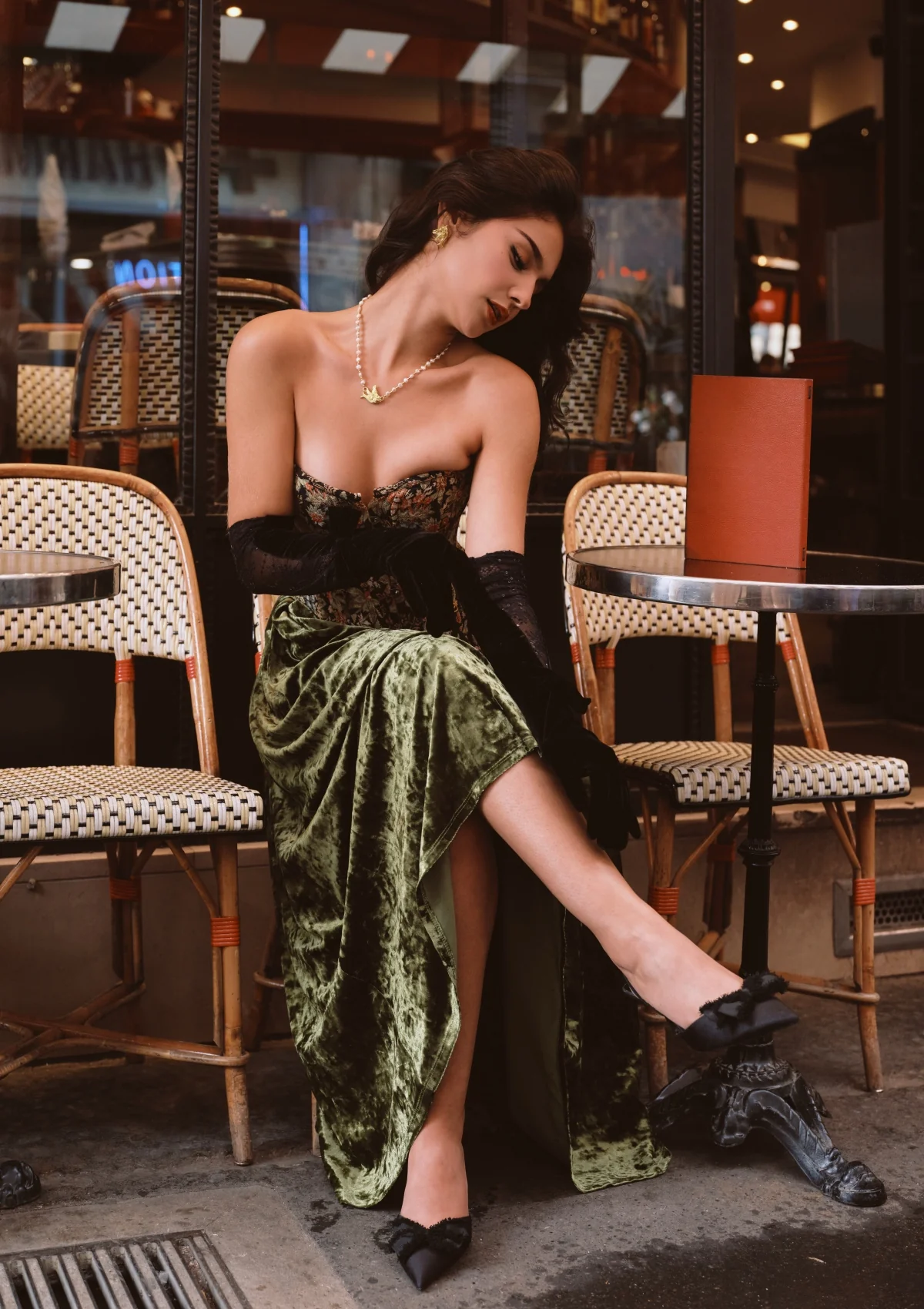 Florence Opera Satin Skirt