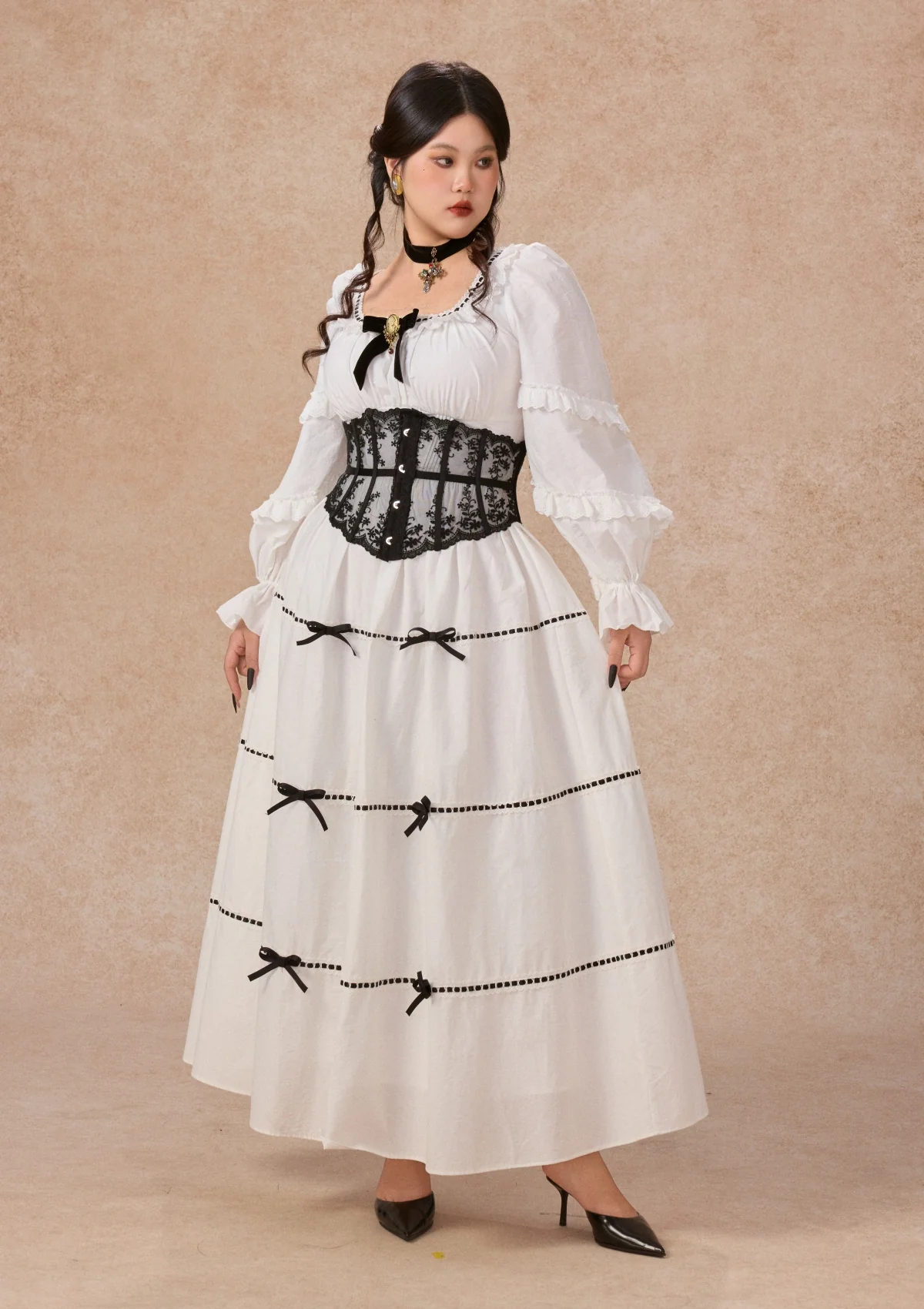 Curve&Plus Ghost Carol Dress