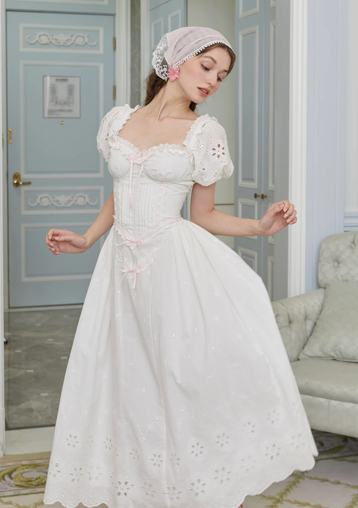 Marshmallow Corset Dress