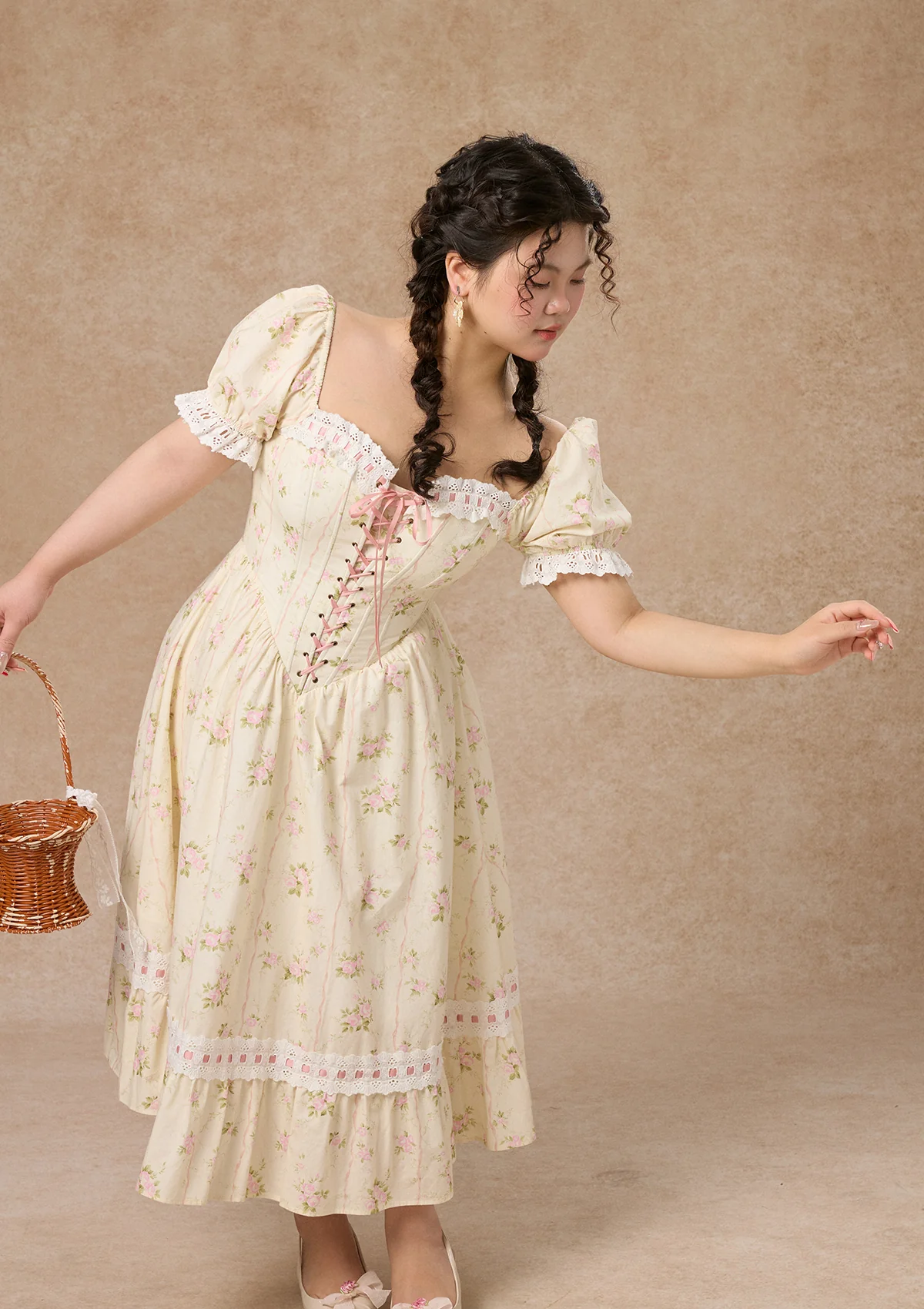 Curve & Plus Kapok Diary Corset Dress