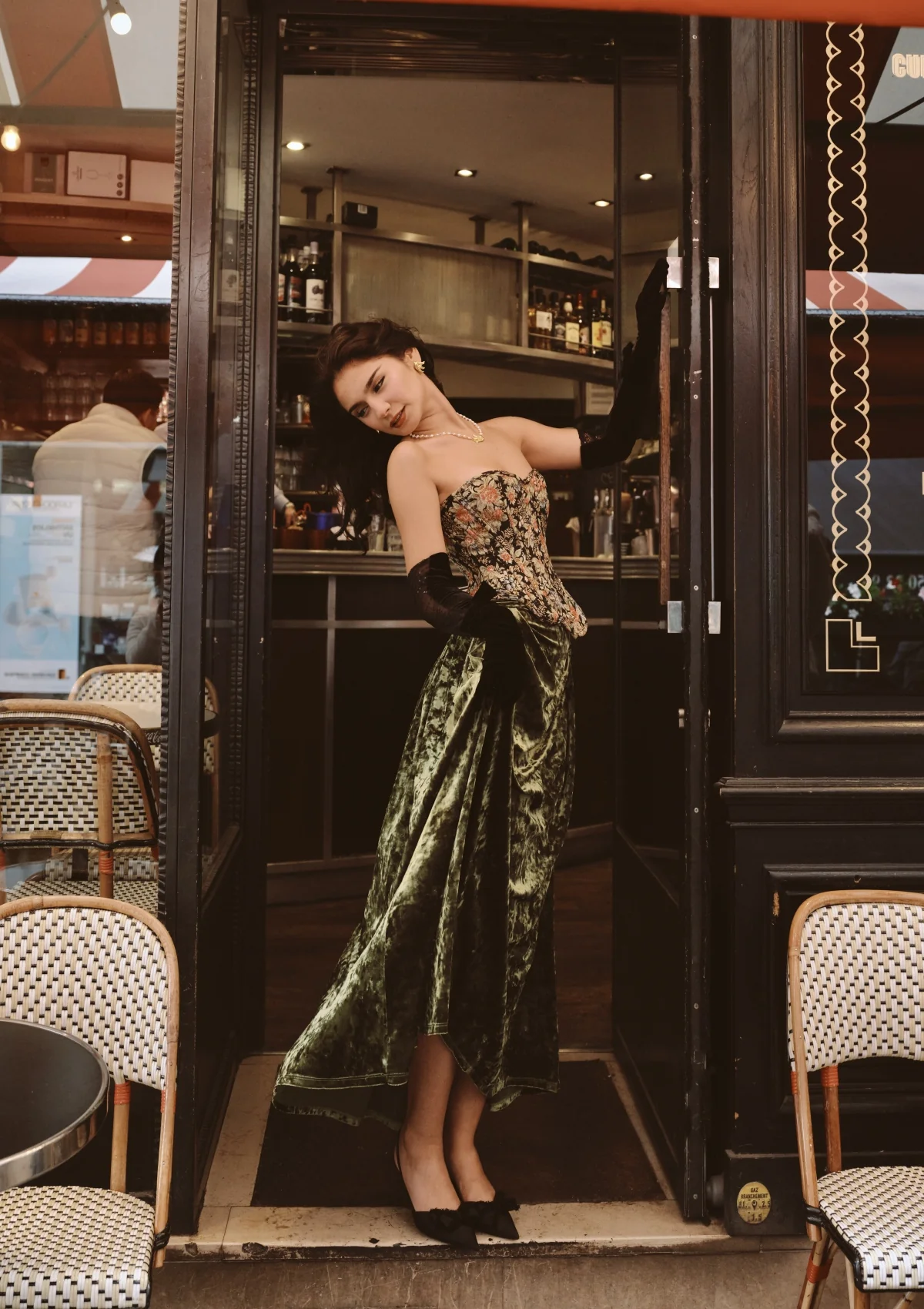 Florence Opera Satin Skirt
