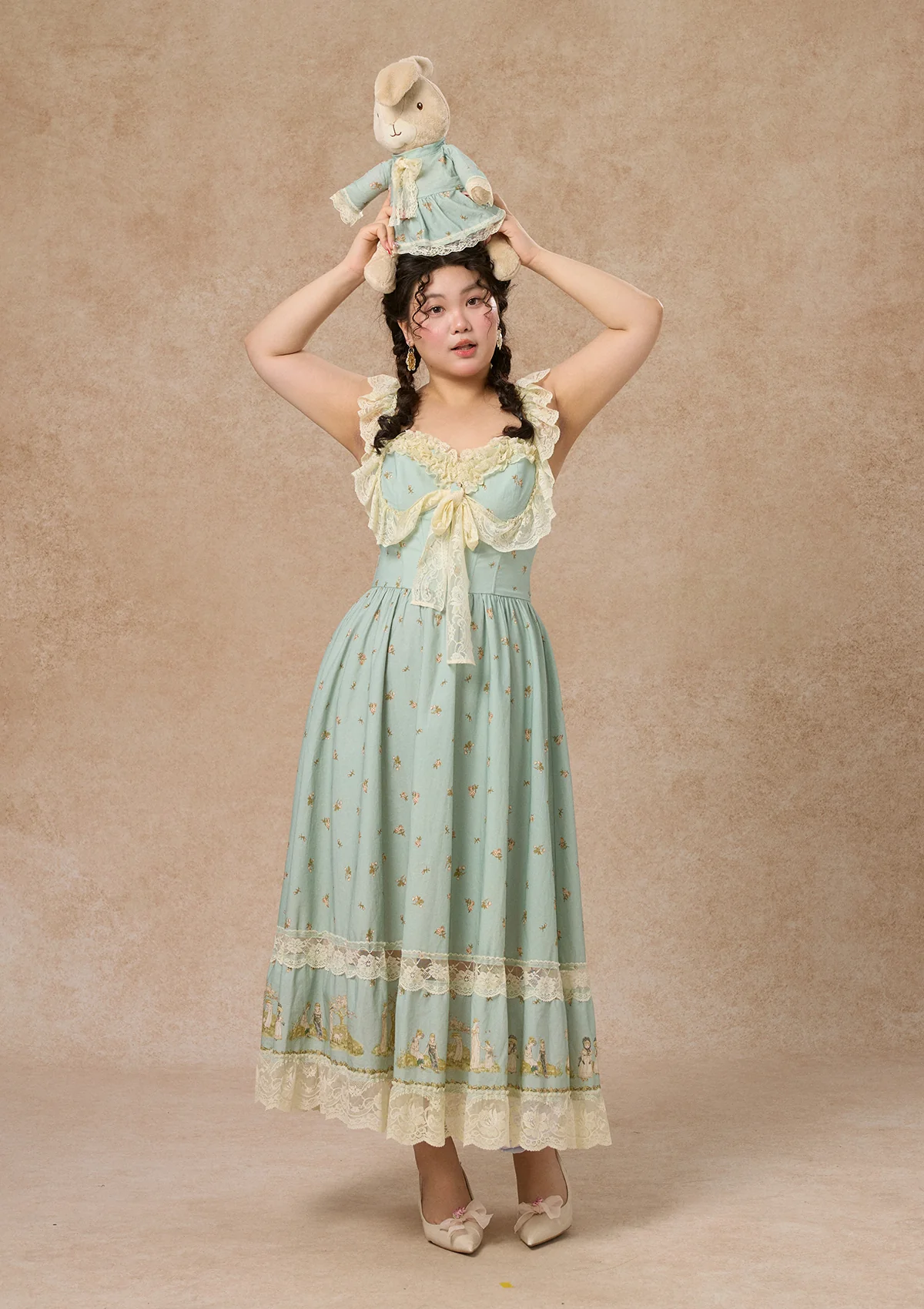 Curve&Plus Woodland Fairy Corset Dress (sleeveless)