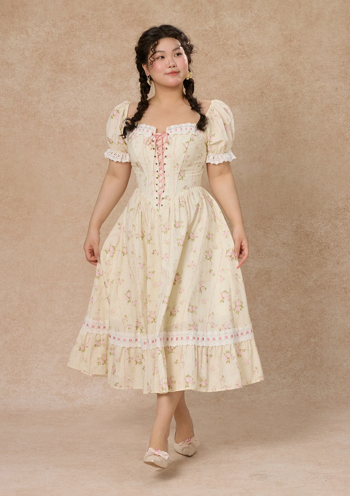 Curve & Plus Kapok Diary Corset Dress