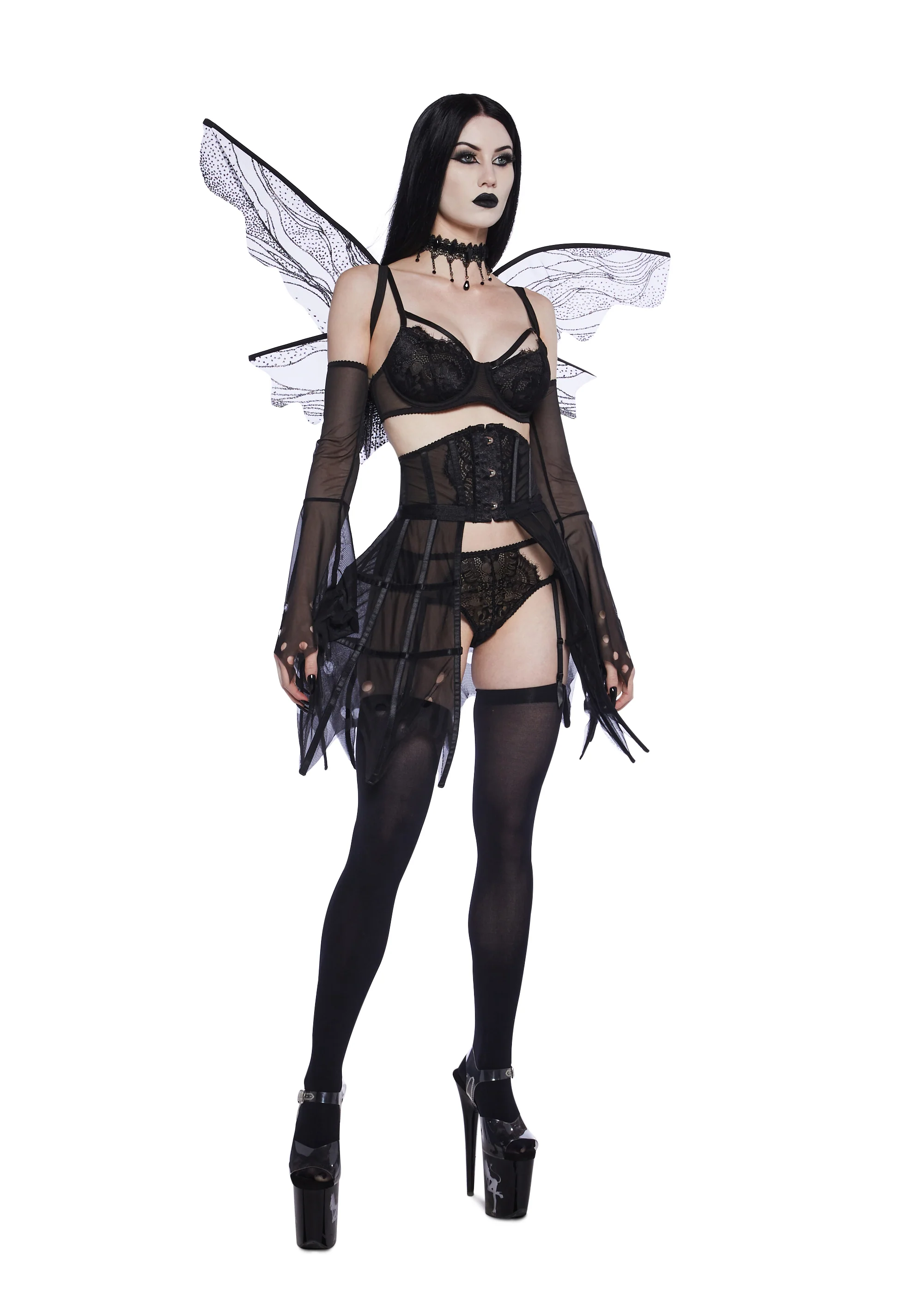 Dark Fairy Lingerie Set