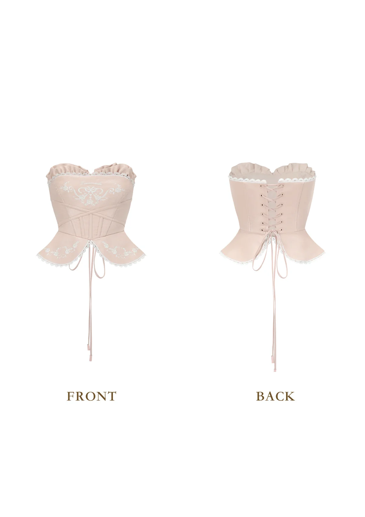 Pink Gerbera Corset
