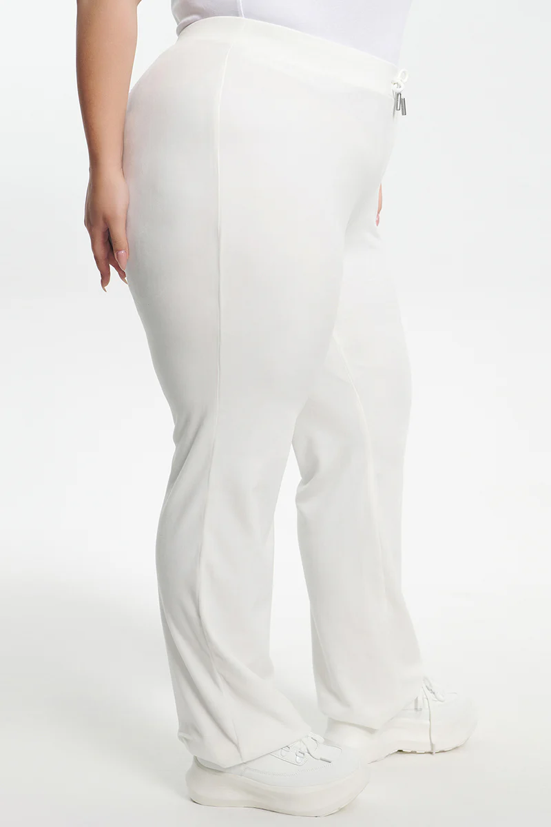 Bride Customizable Big Bling Velour Track Pants