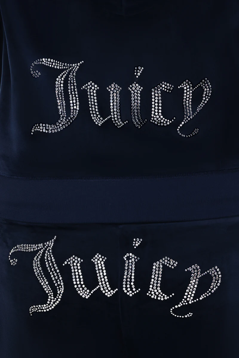 Plus-Size OG Big Bling Velour Hoodie