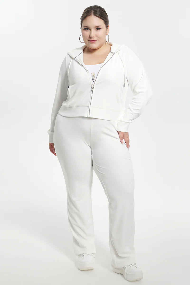 Bride Customizable Big Bling Velour Hoodie